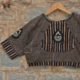 Motif Inlay Hand - Embroidered Blouse