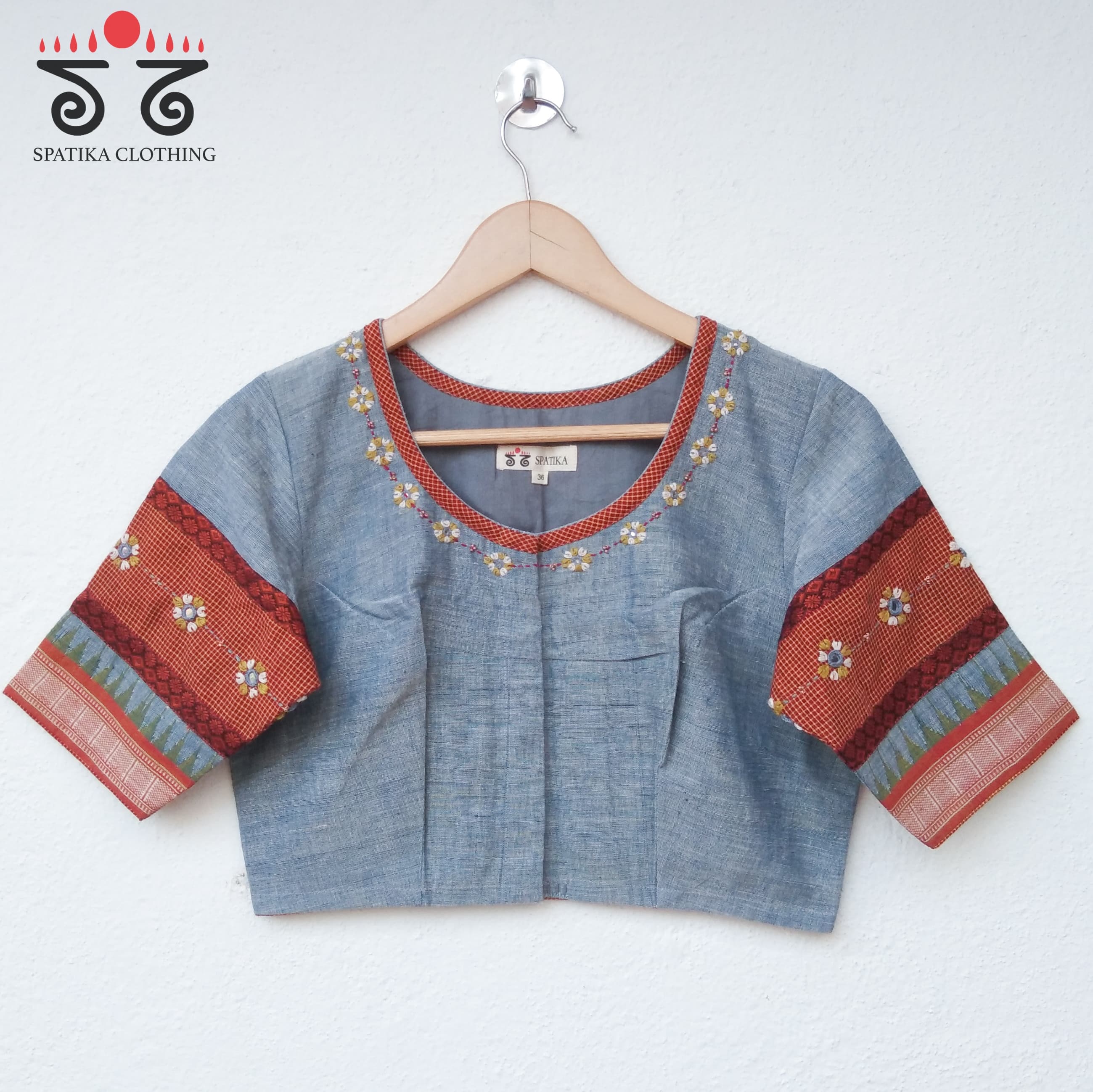 The Ponduru - Hand Embroidered Blouse
