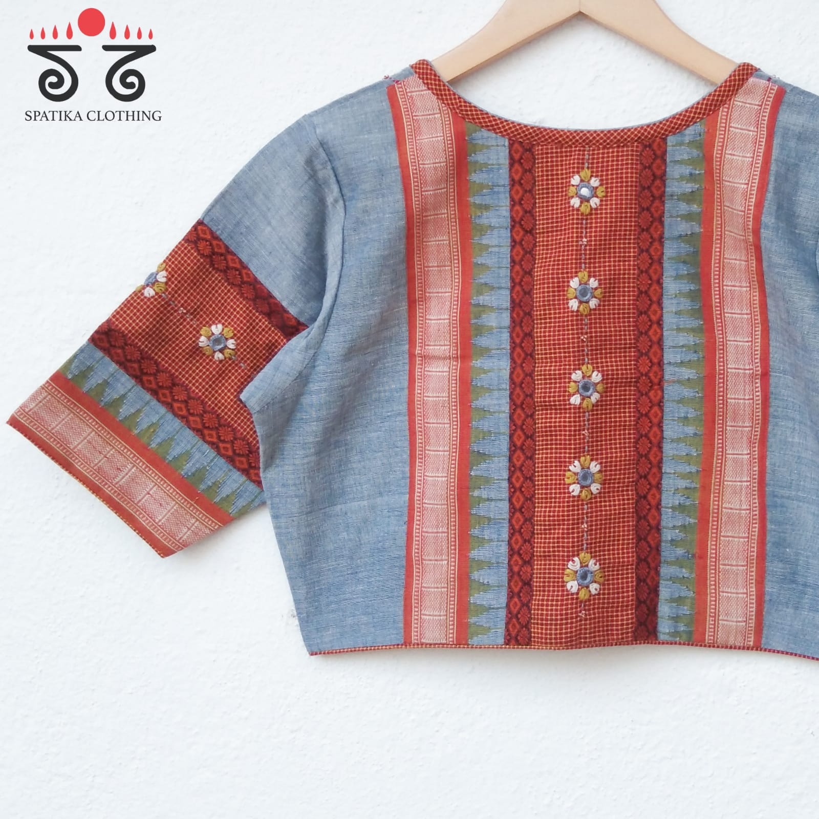 The Ponduru - Hand Embroidered Blouse