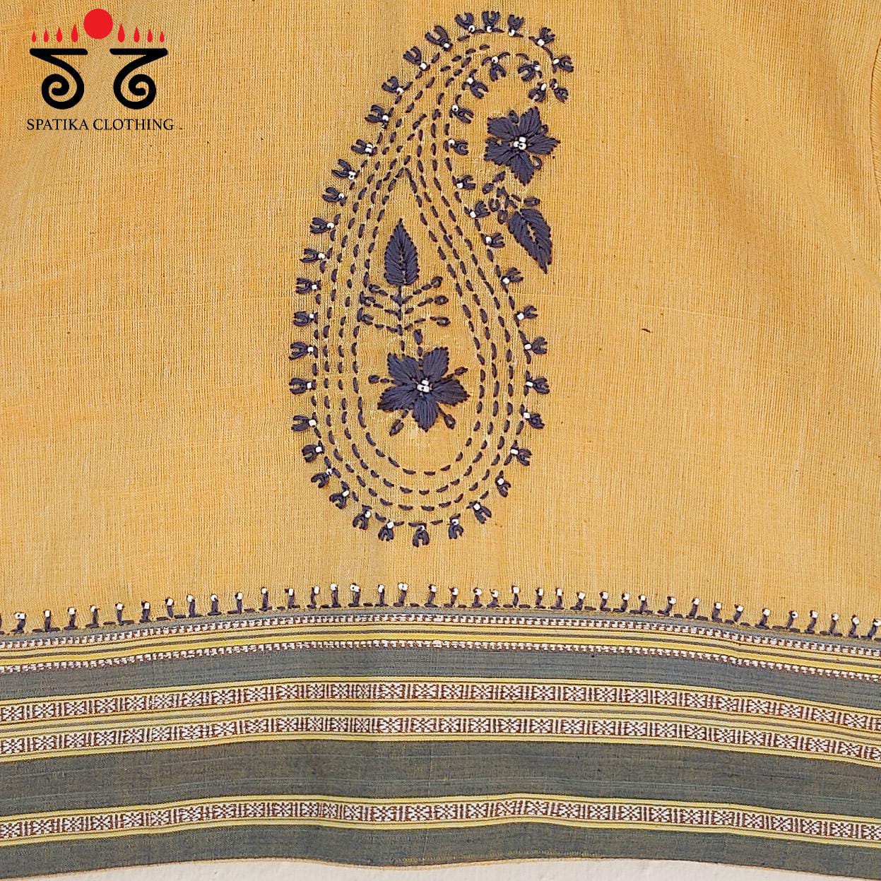 Ilkal - Chikan Hand Embroidered Blouse
