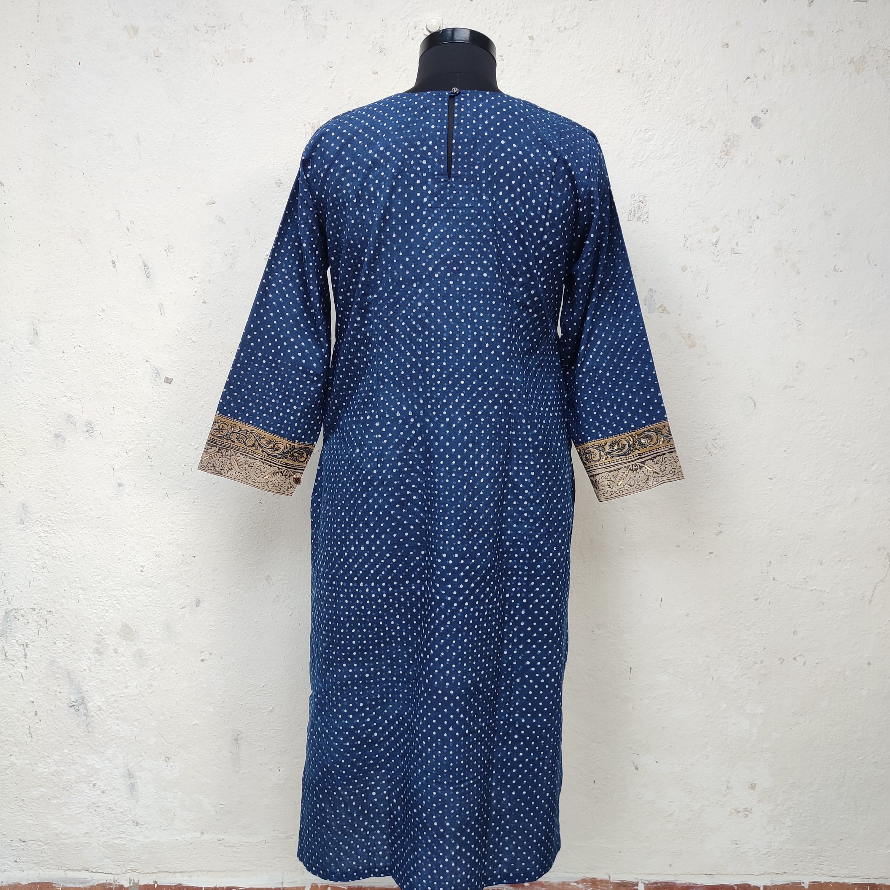 Kalamkari - Ajrak handembroidered Kurta