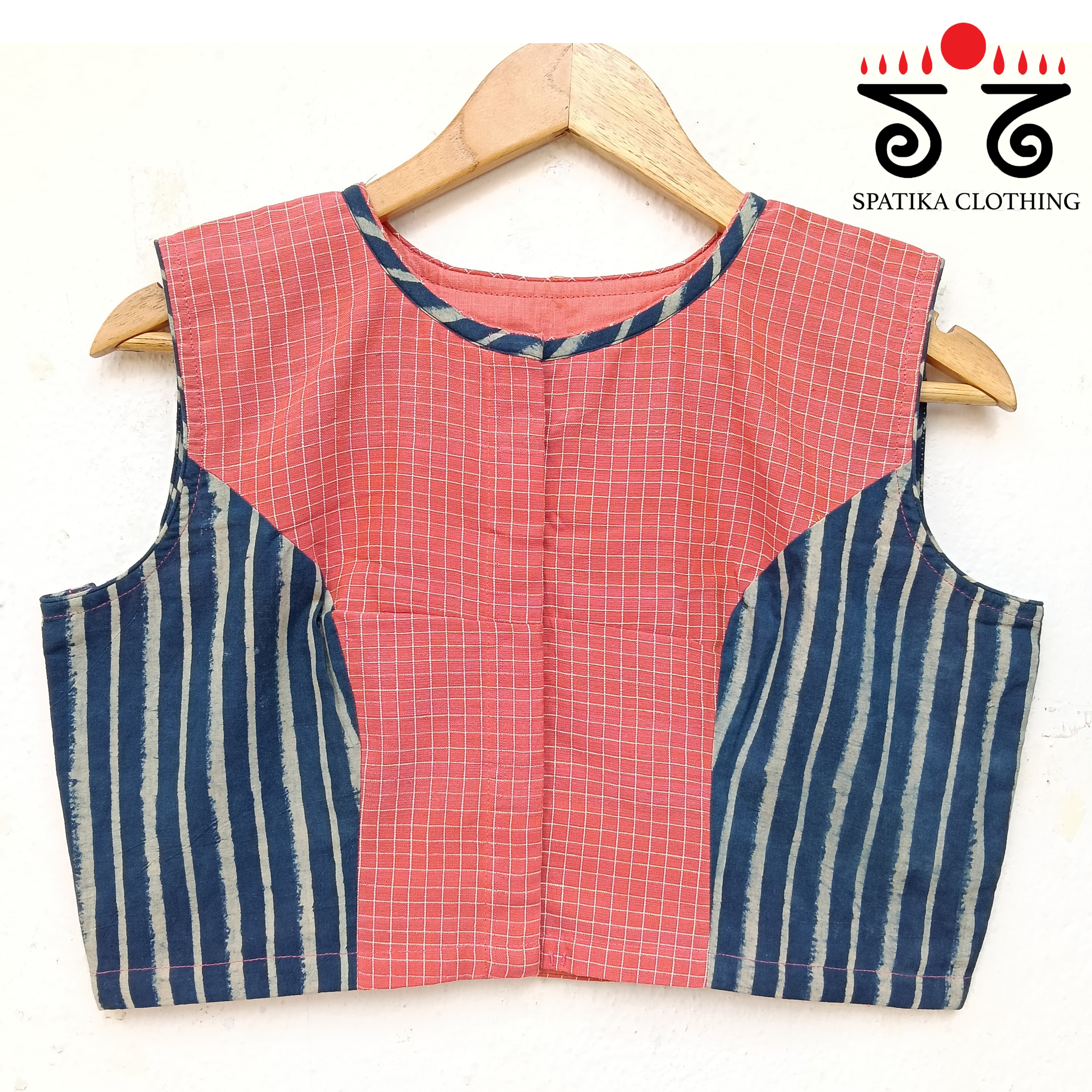 Morni Hand embroidered Blouse - Sleeveless!