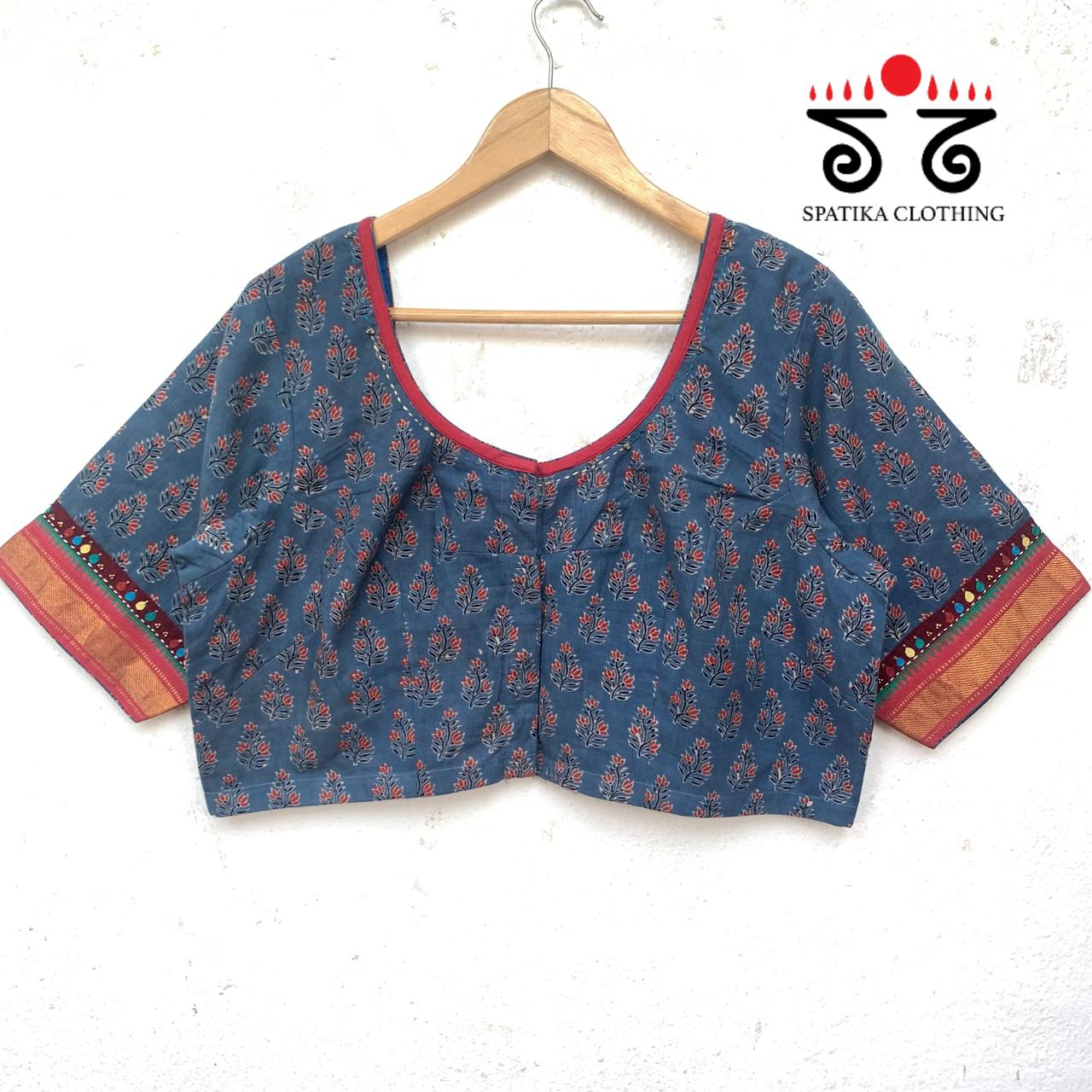 The Ajrak Border Blouse