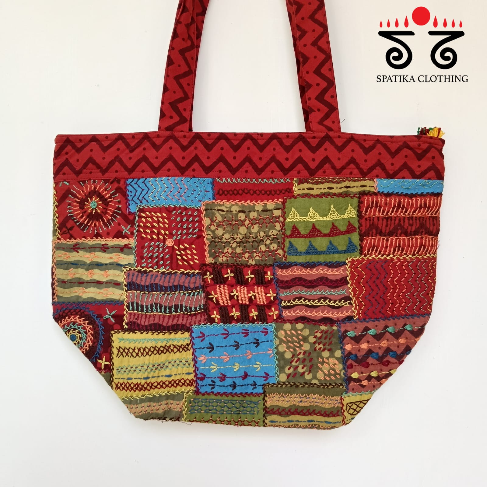 Hand Embroidered Handbag