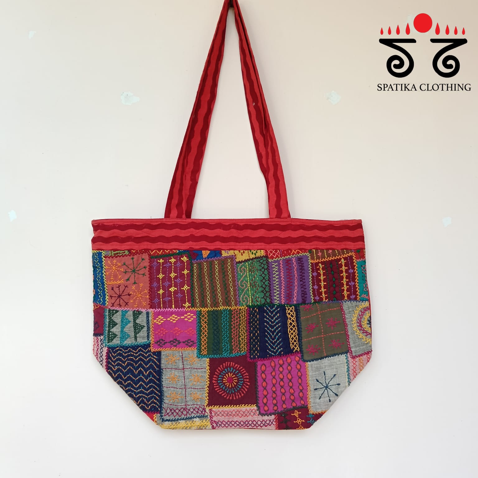 Hand Embroidered Hand Bag