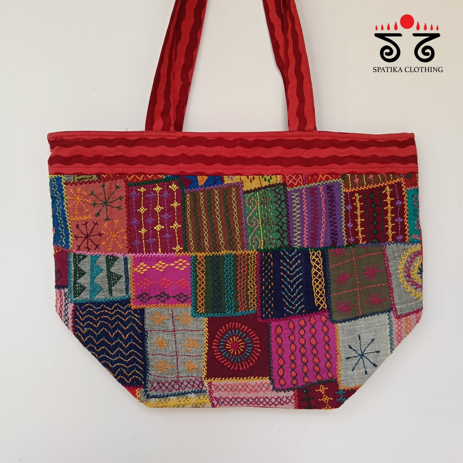 Hand Embroidered Hand Bag