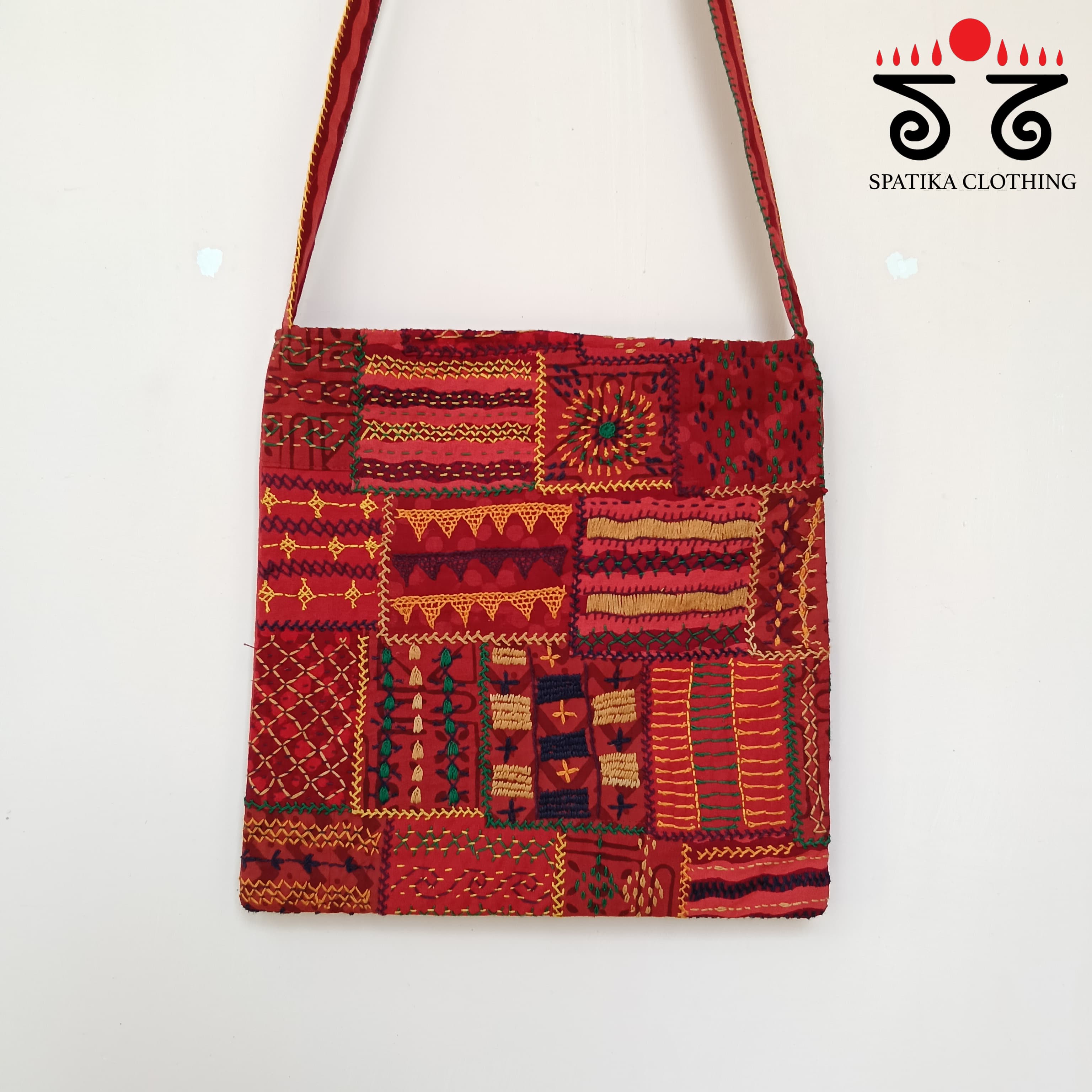 Hand Embroidered Sling Bag