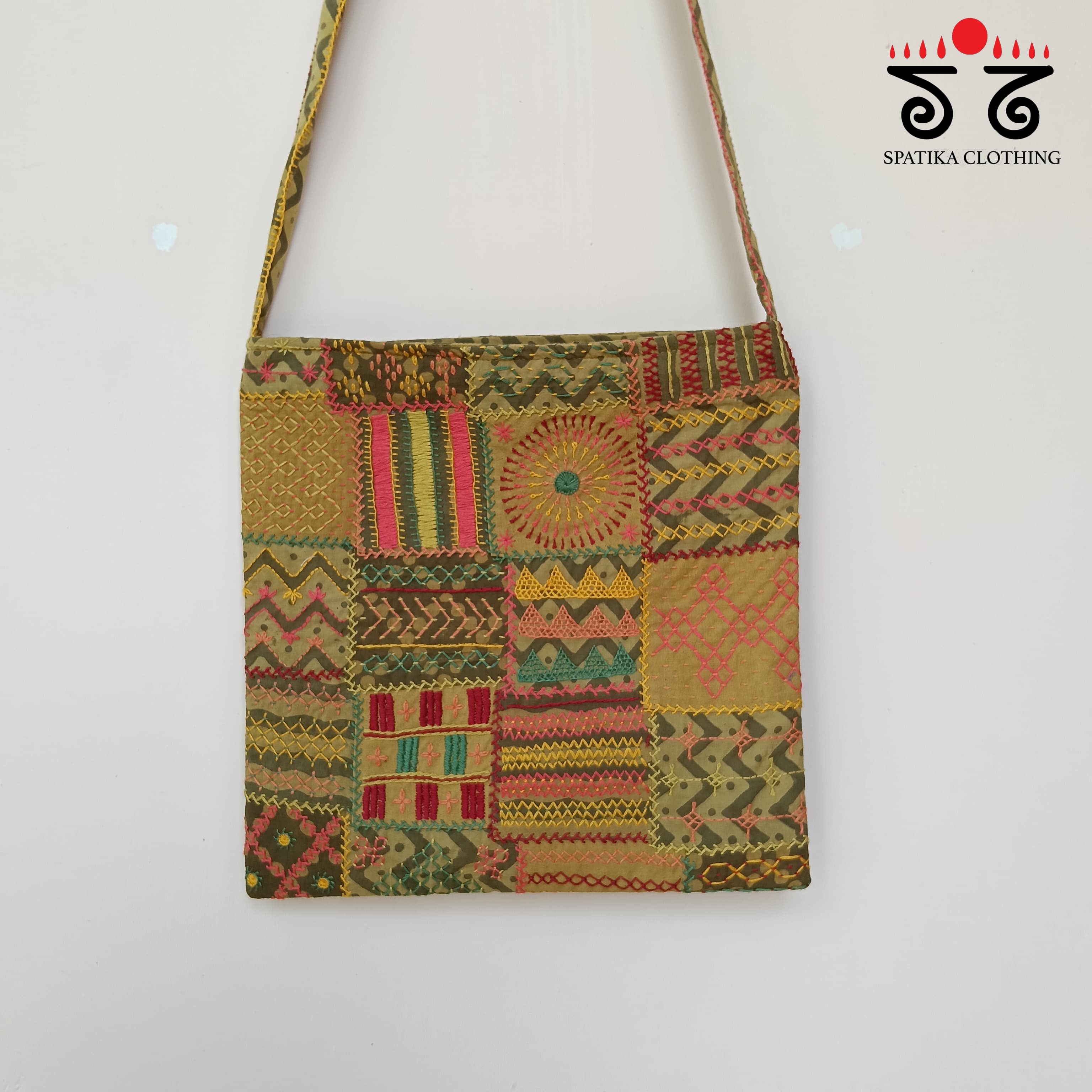 Hand Embroidered Sling Bag