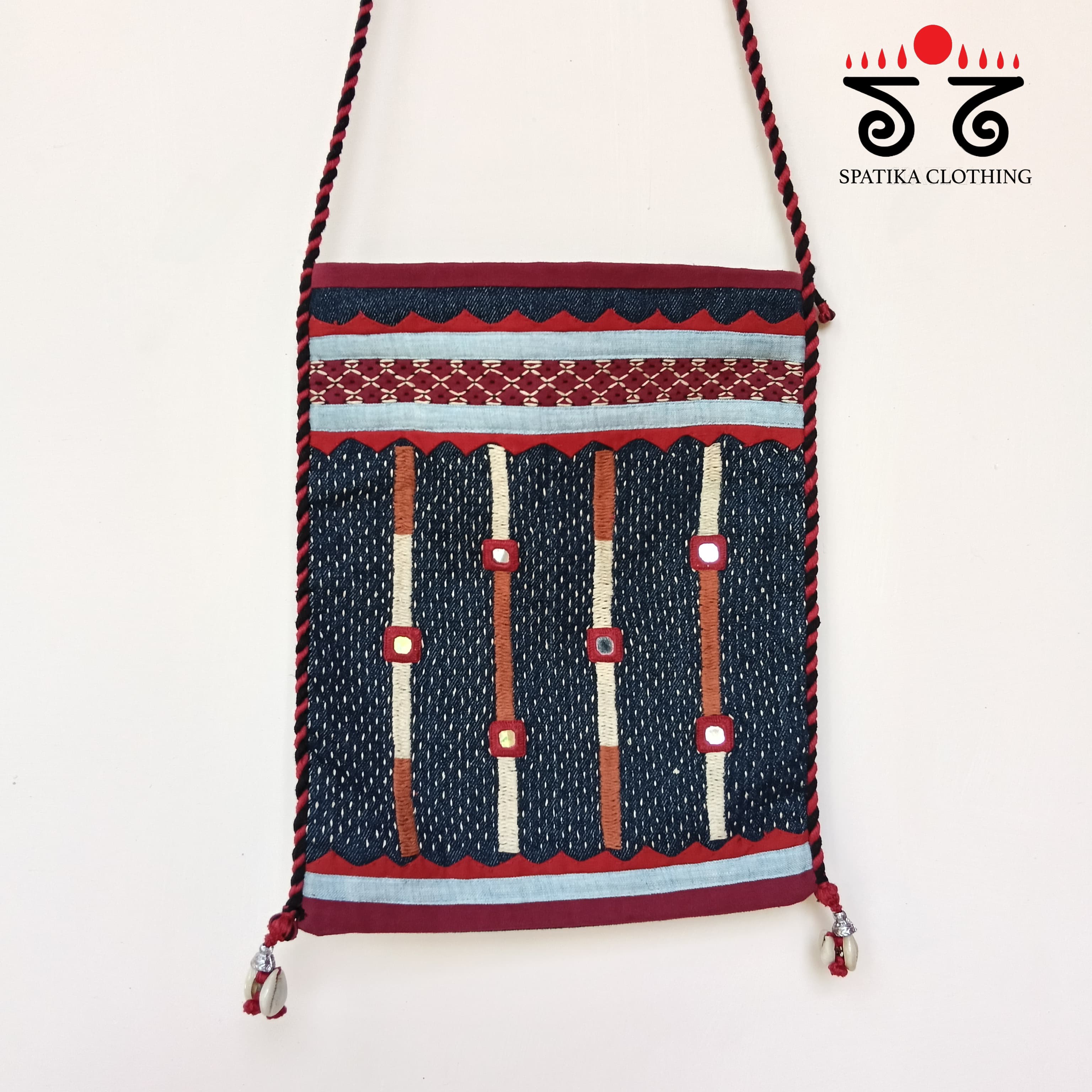 Hand Embroidered Sling Bag