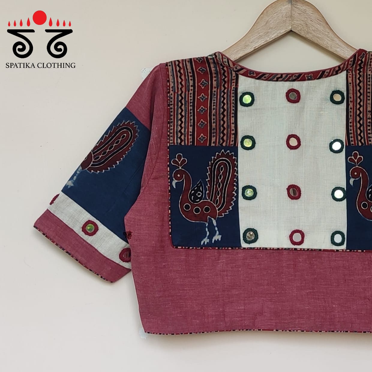 The Morni - Mirror work  Blouse
