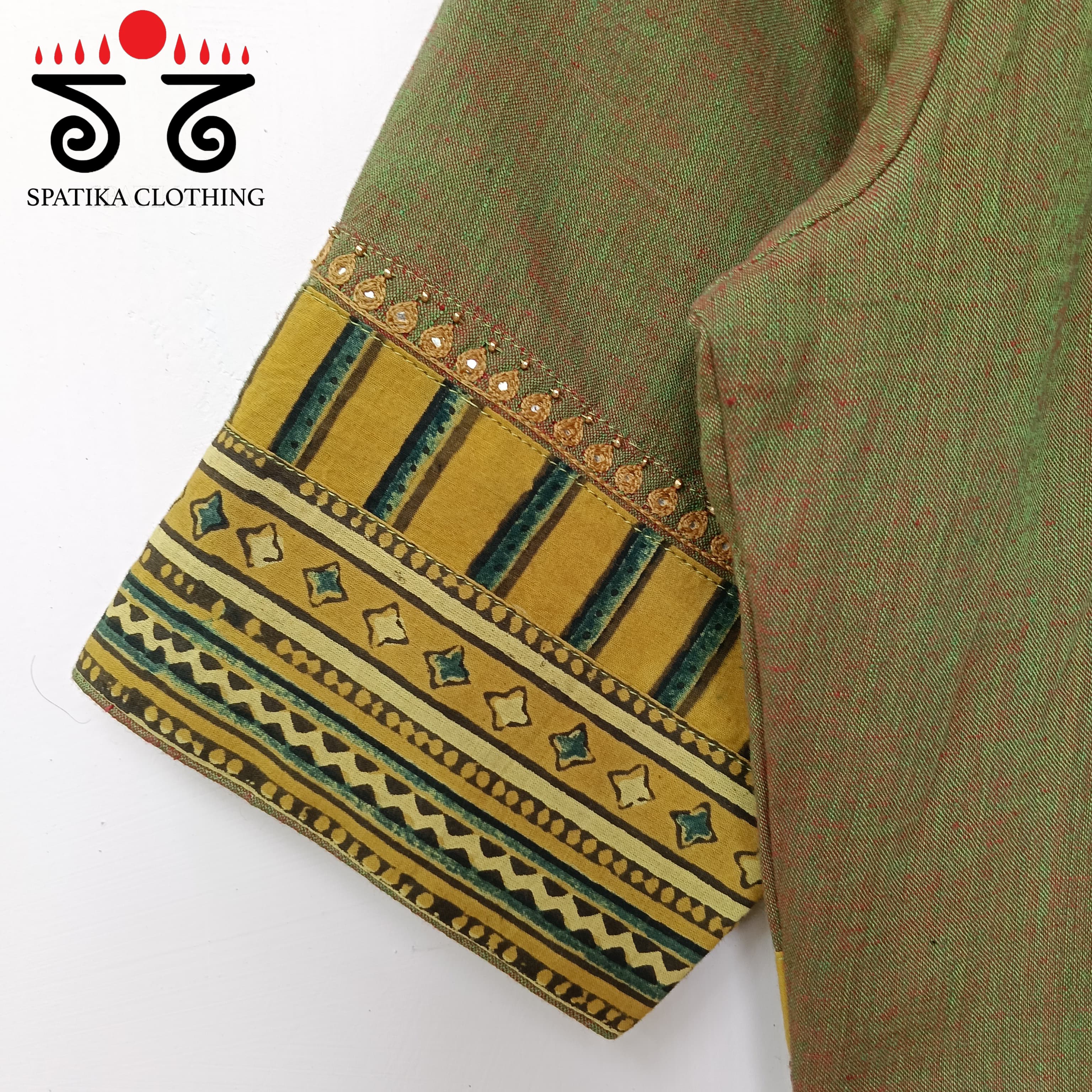 The Ajrakh Patchwork Blouse