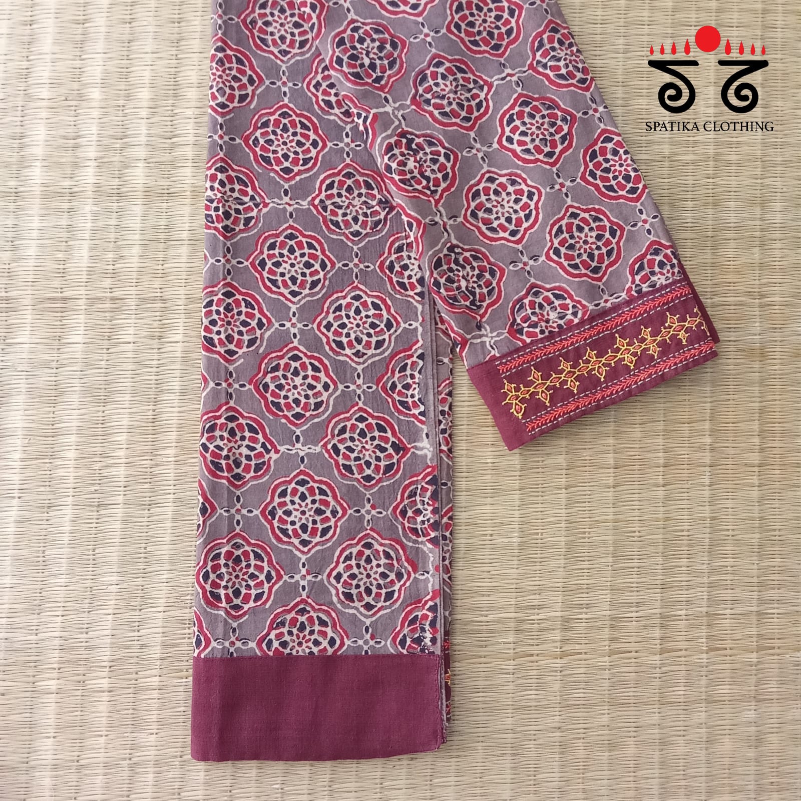 Banjara Hand Embroidered Blouse Fabric