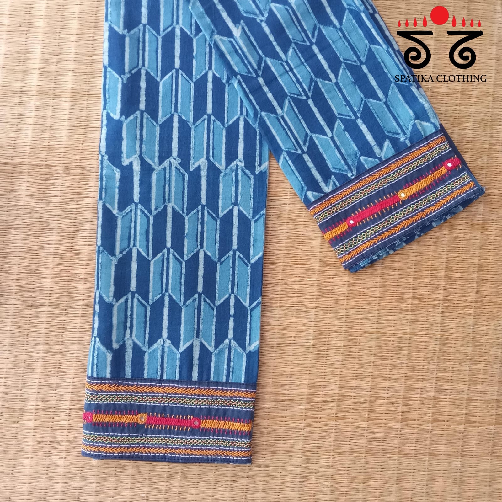 Banjara Hand Embroidered Blouse Fabric