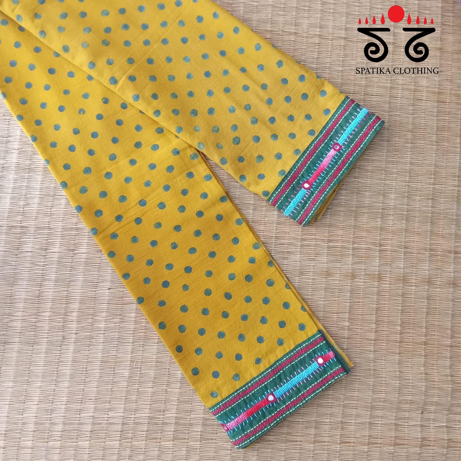 Banjara Hand Embroidered Blouse Fabric