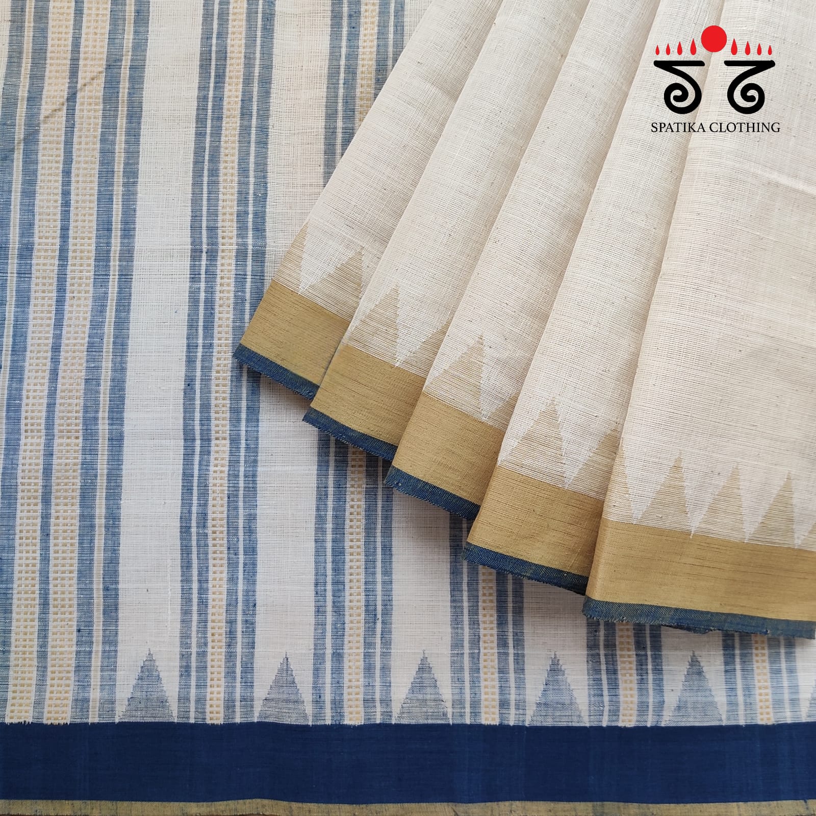 Ponduru Handspun Cotton Saree New!