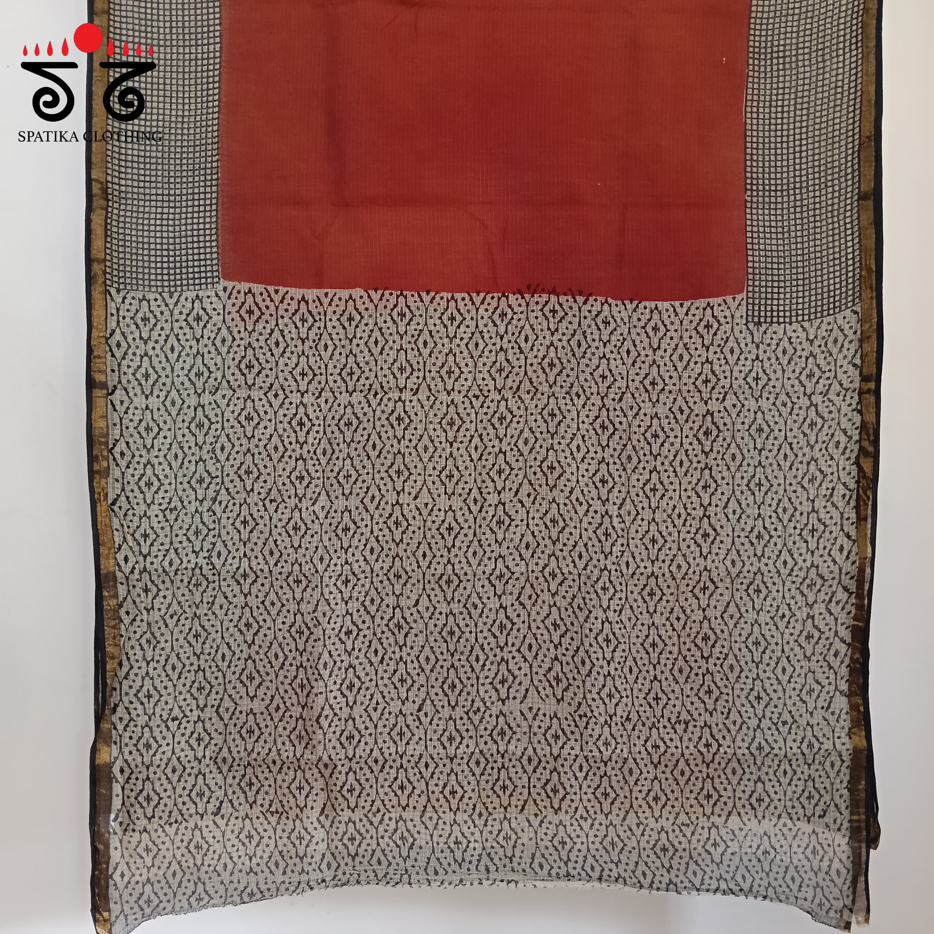 Kota Cotton Saree with Zari Border