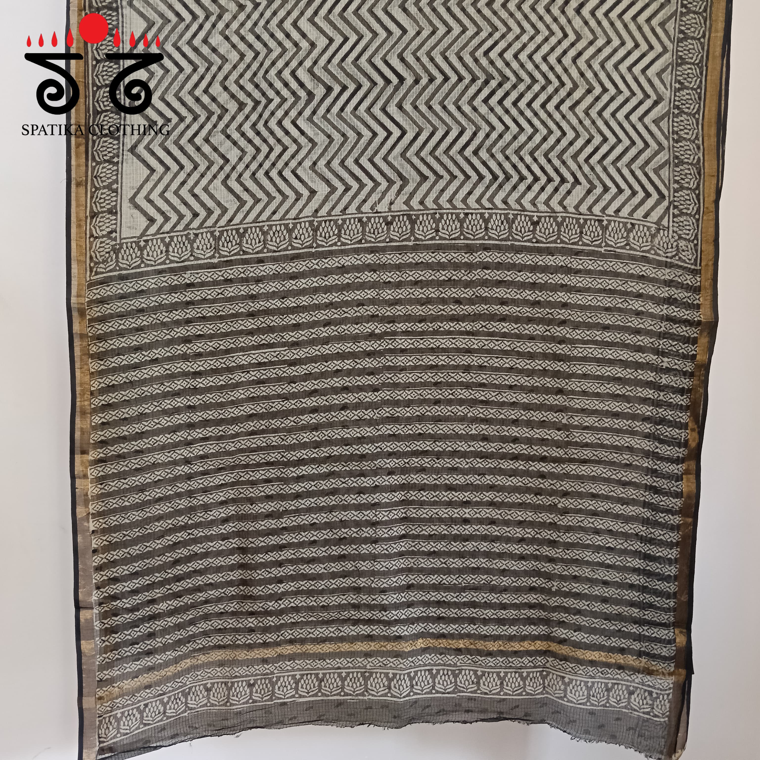 Kota Cotton Saree with Zari Border