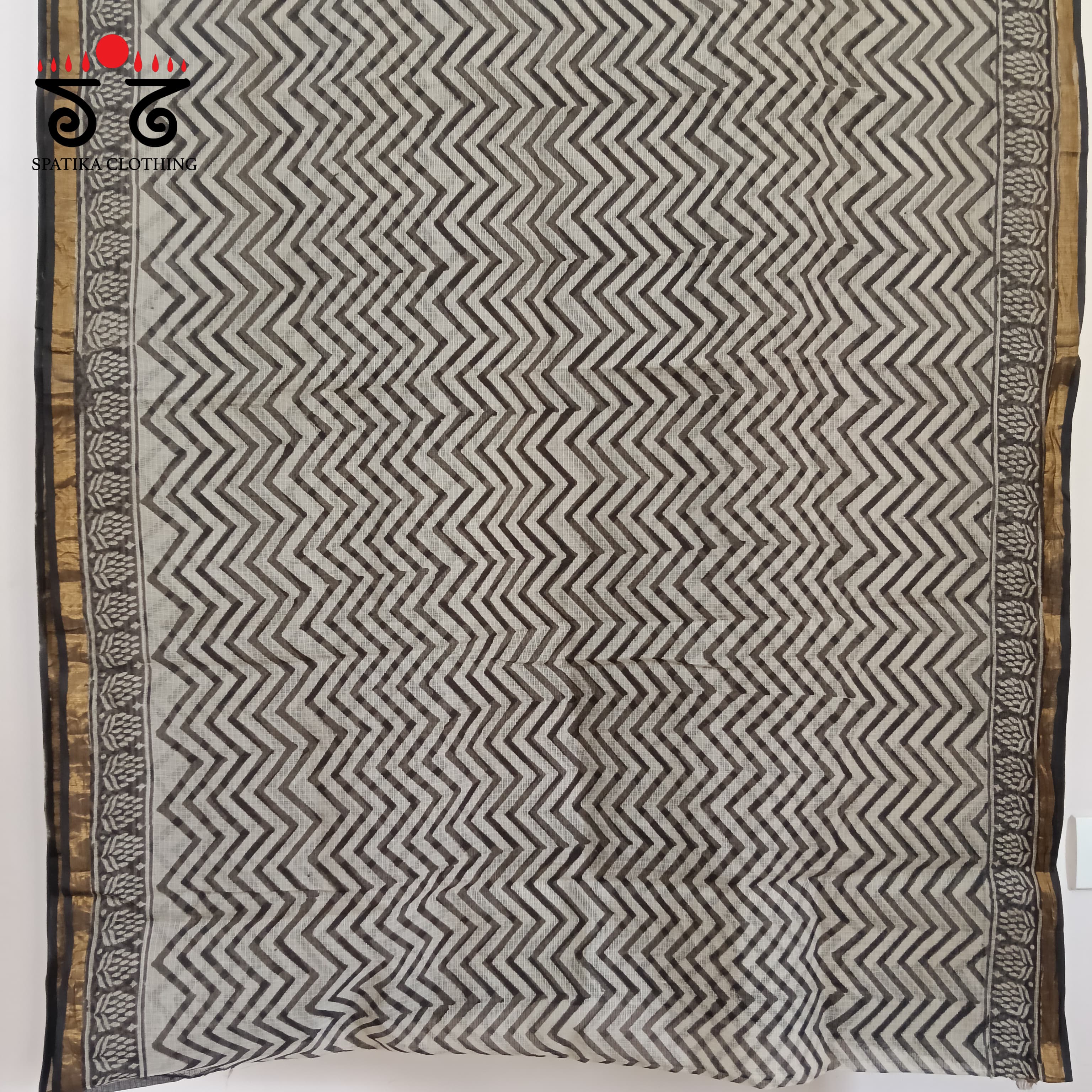 Kota Cotton Saree with Zari Border