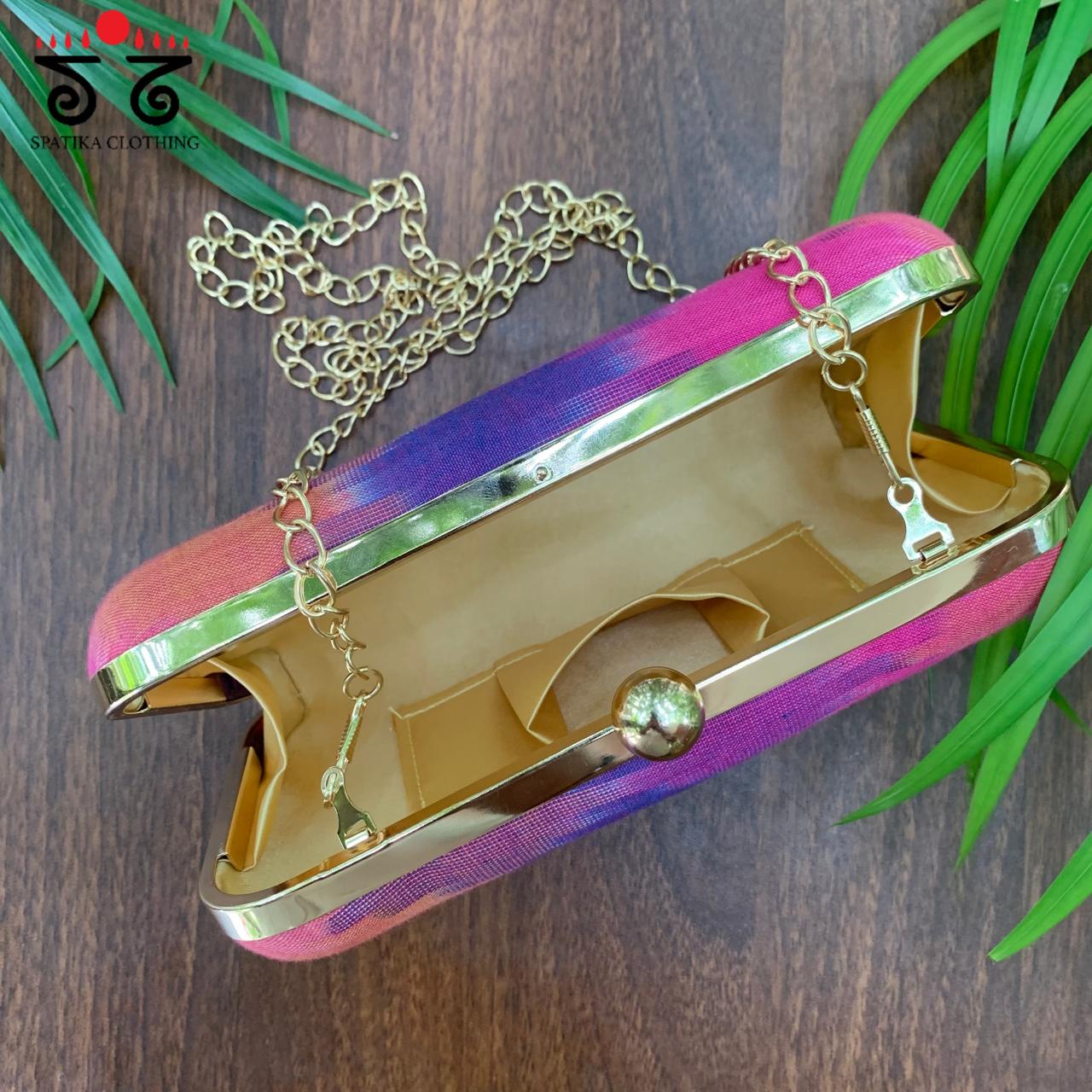 Box Clutch -  Ikat