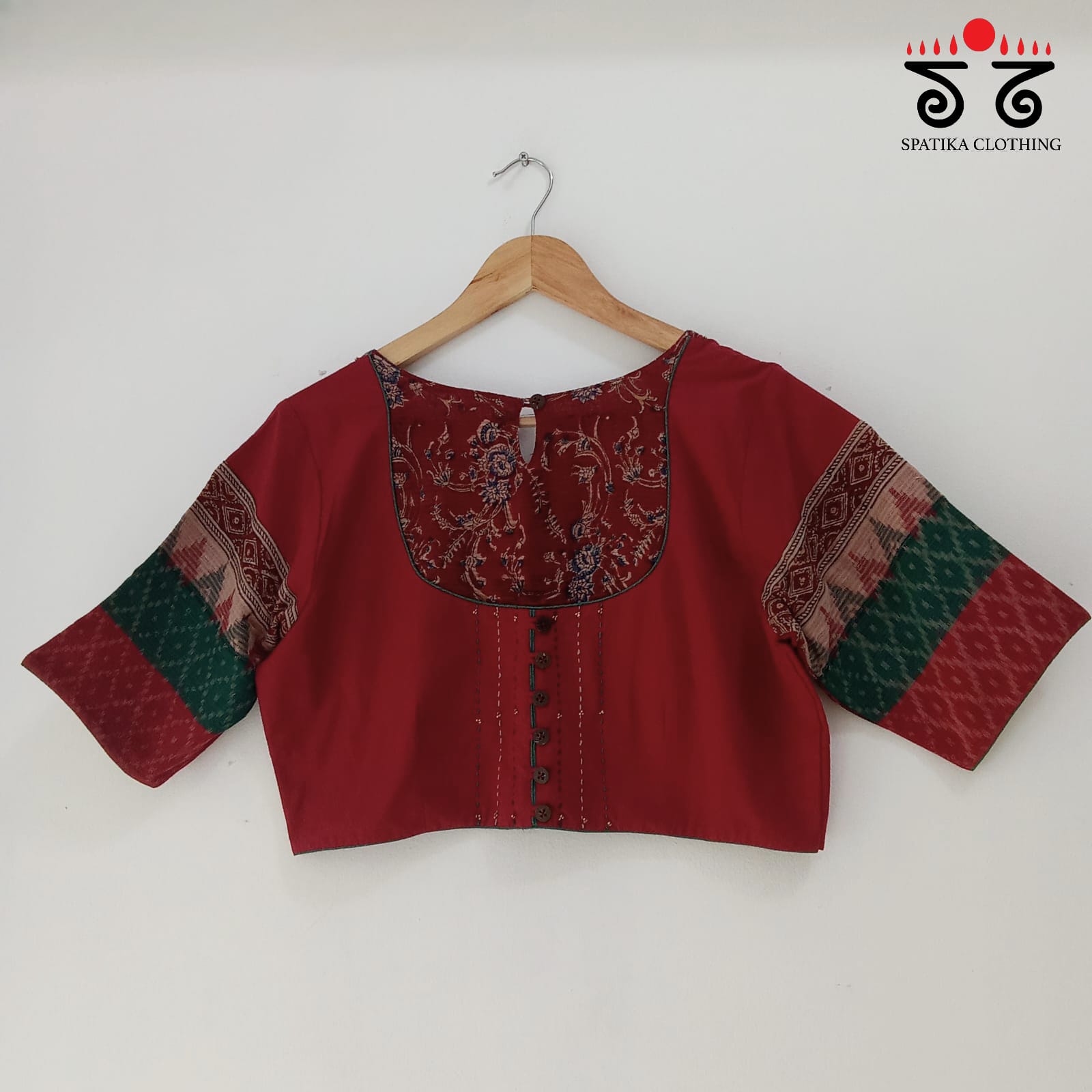 The Kalamkari Yoke Blouse