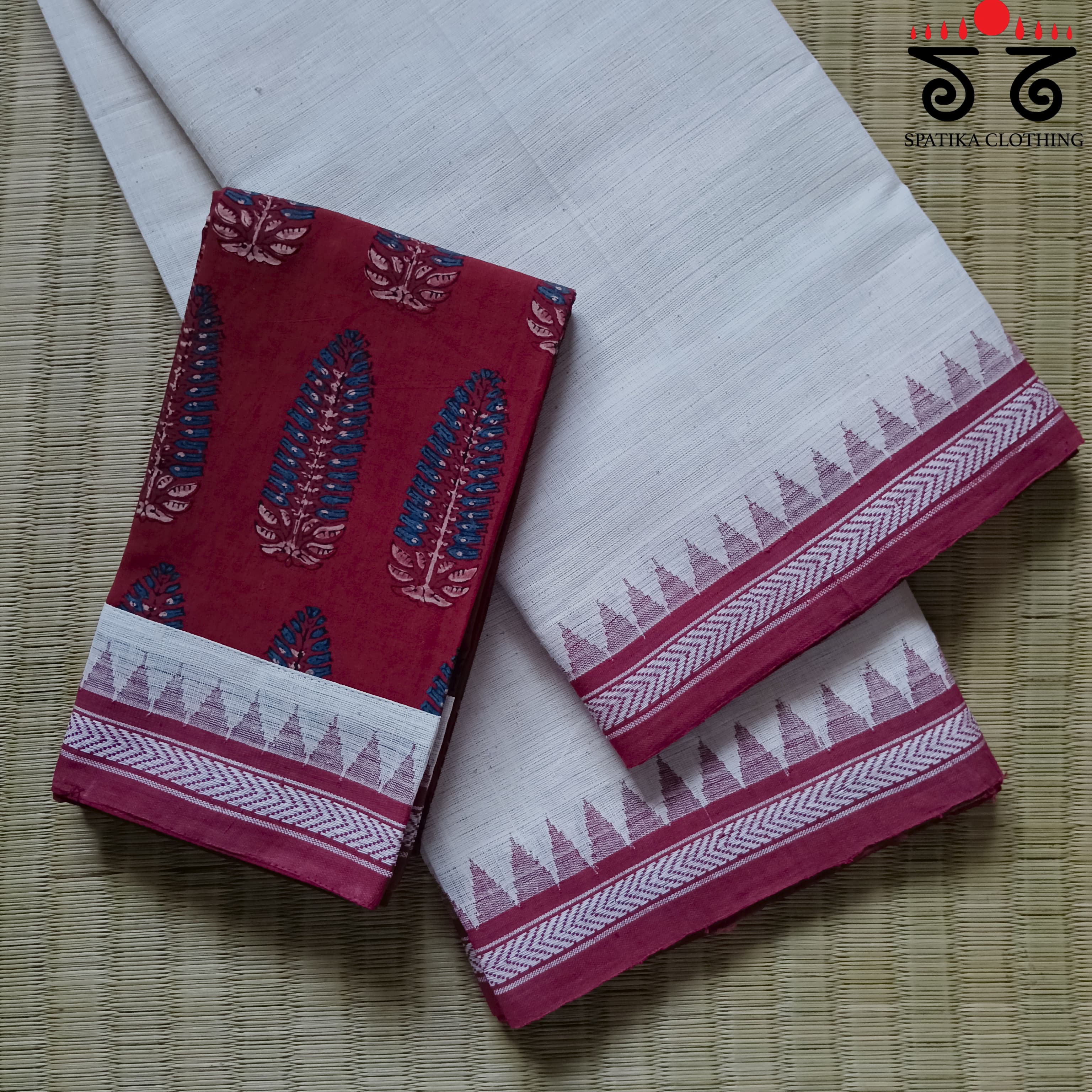 Ponduru Handspun Cotton Saree - Special Blouse