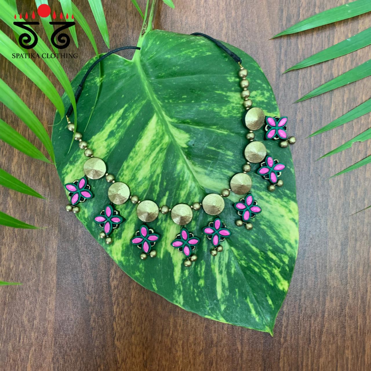 The Vrittkriti Set-Terracotta Jewellery Set