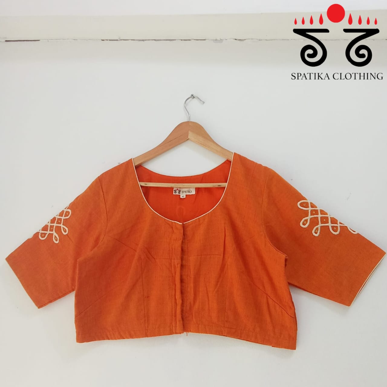 The Solid Kolam Blouse