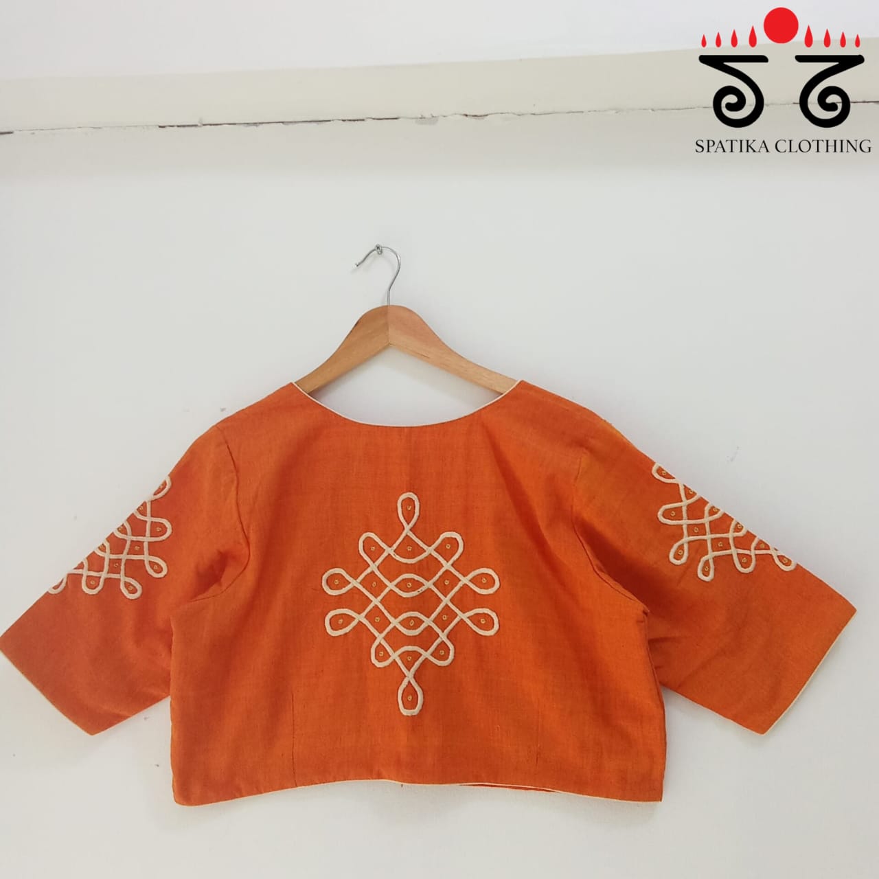 The Solid Kolam Blouse