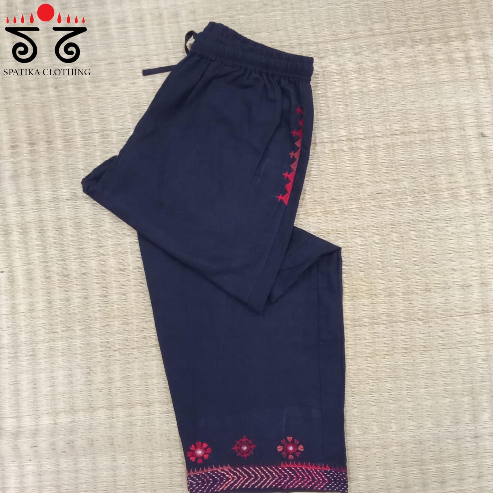 Hand Embroidered Women's Pant