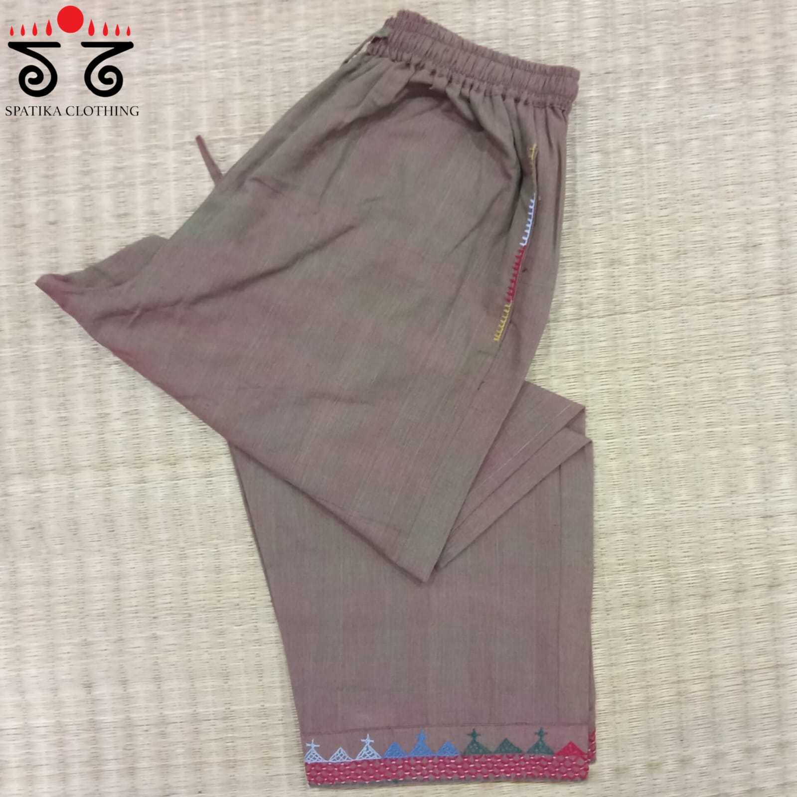 Hand Embroidered Women's Pant