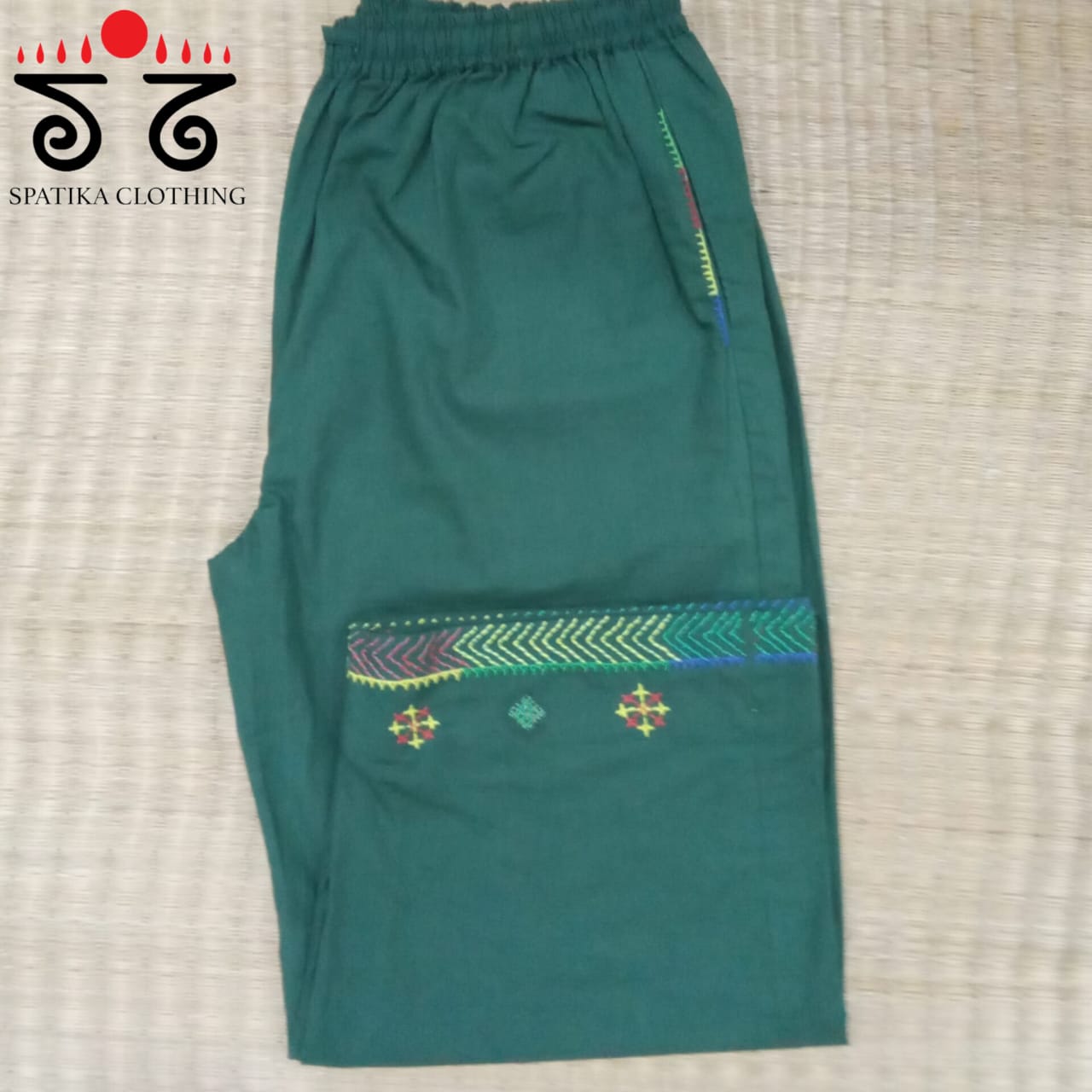 Hand Embroidered Women's Pant