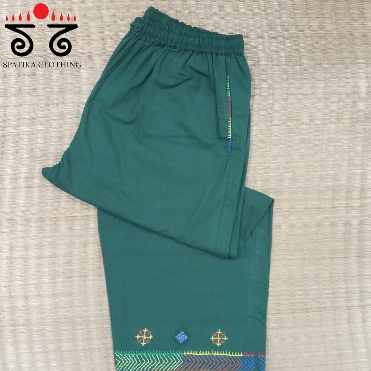 Hand Embroidered Women's Pant