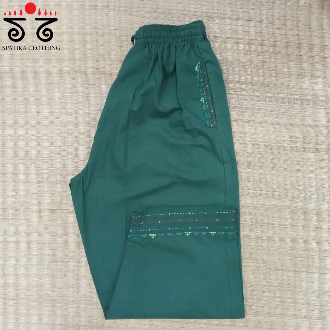 Hand Embroidered Women's Pant