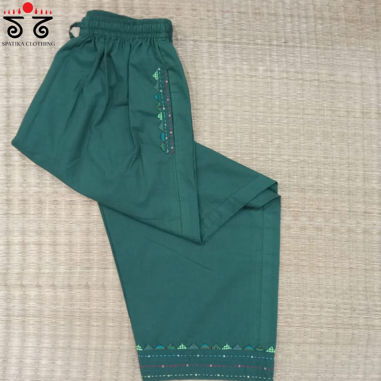 Hand Embroidered Women's Pant
