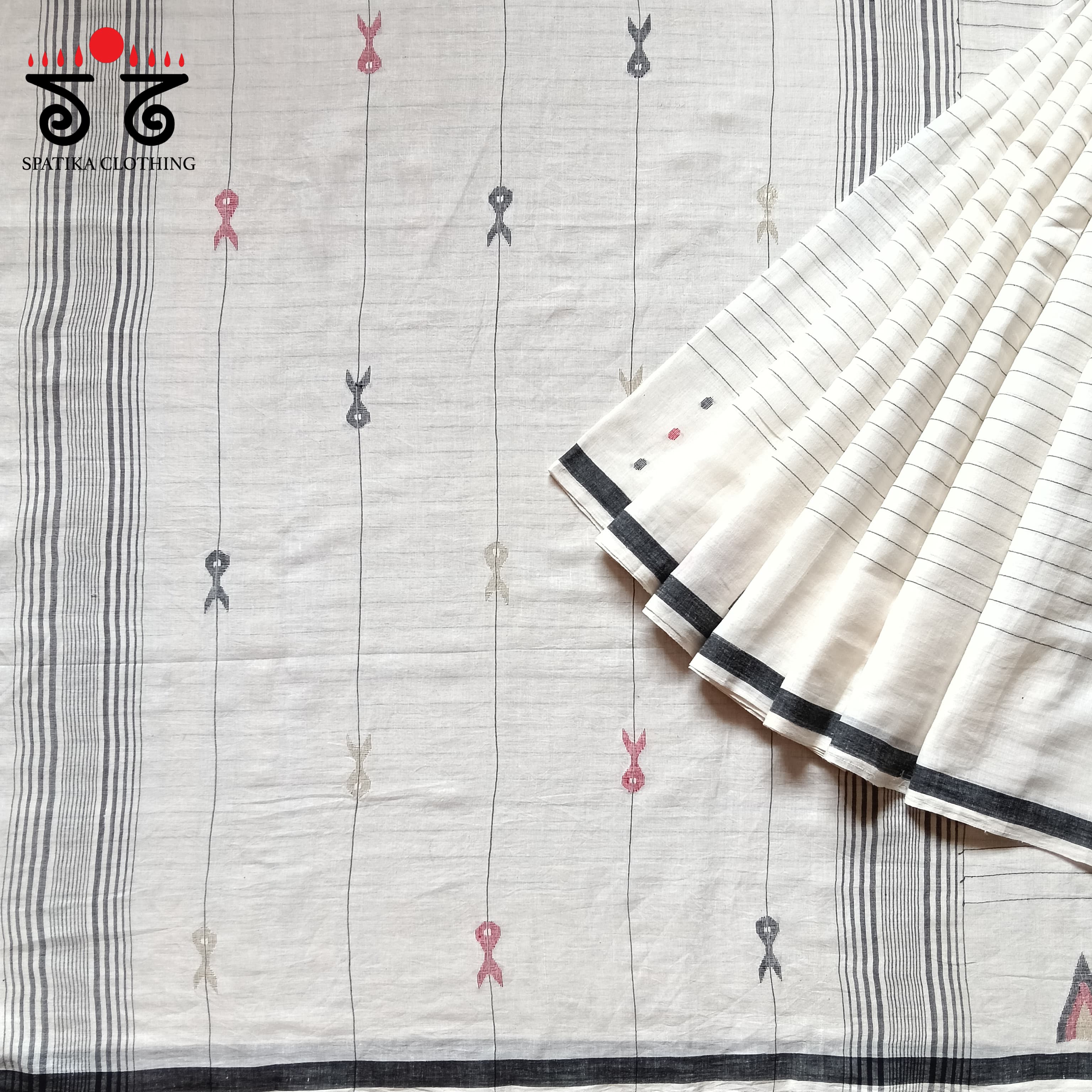 Jamdhani on Bengal Cotton Saree
