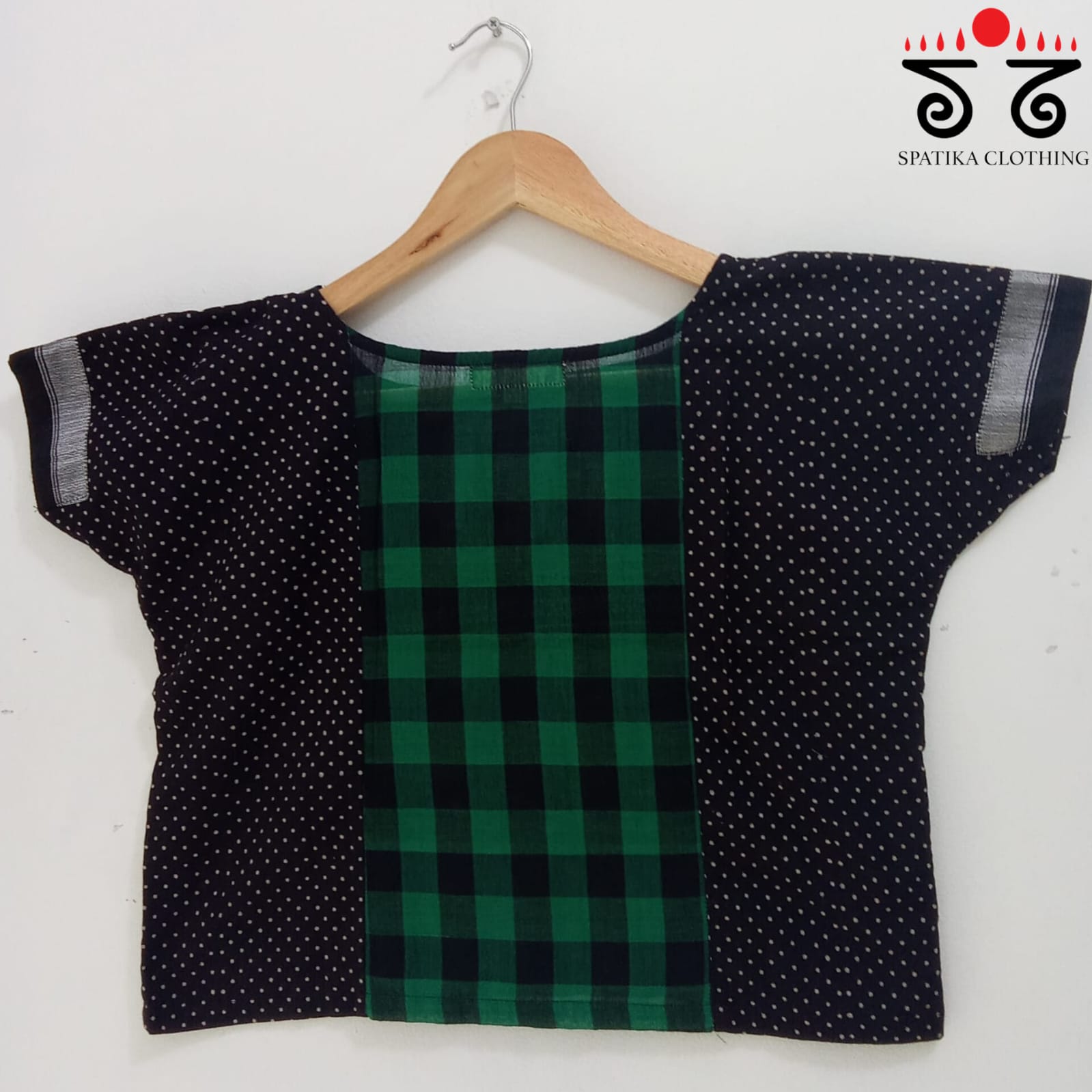 Handcrafted Ilkal Crop Top