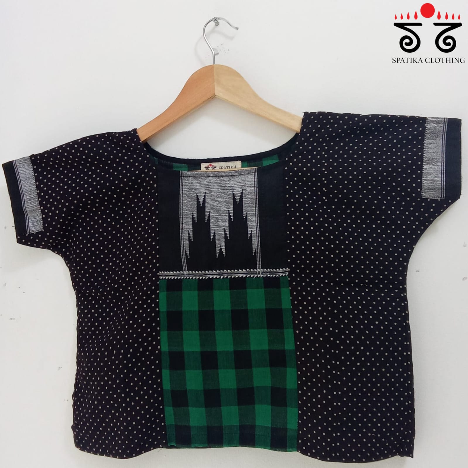 Handcrafted Ilkal Crop Top