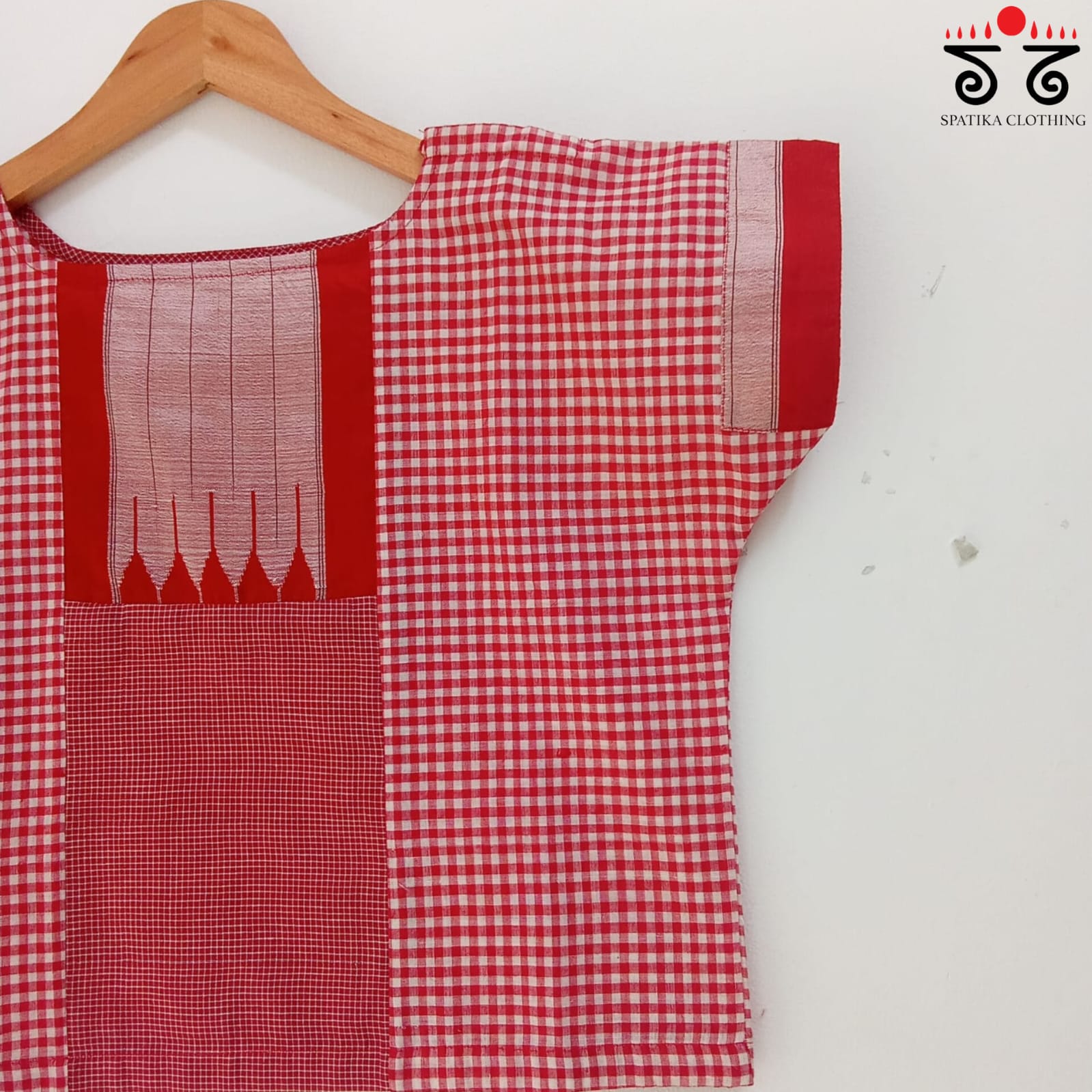 Handcrafted Ilkal Crop Top