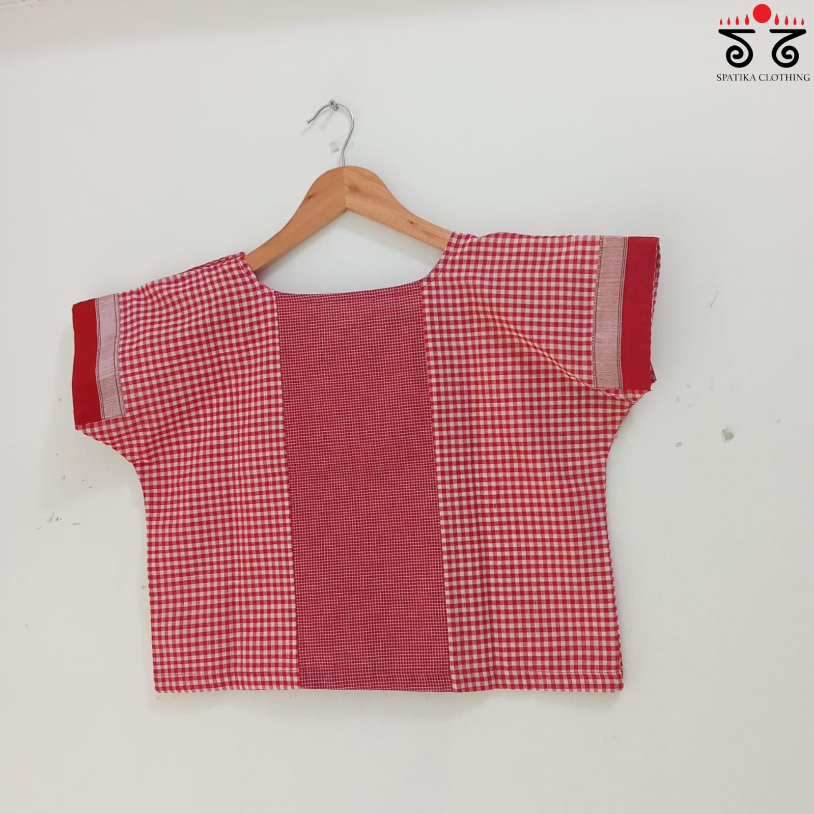 Handcrafted Ilkal Crop Top