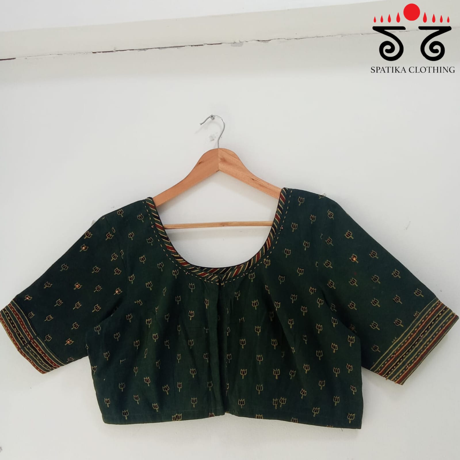 Lotus Ajrak Blouse