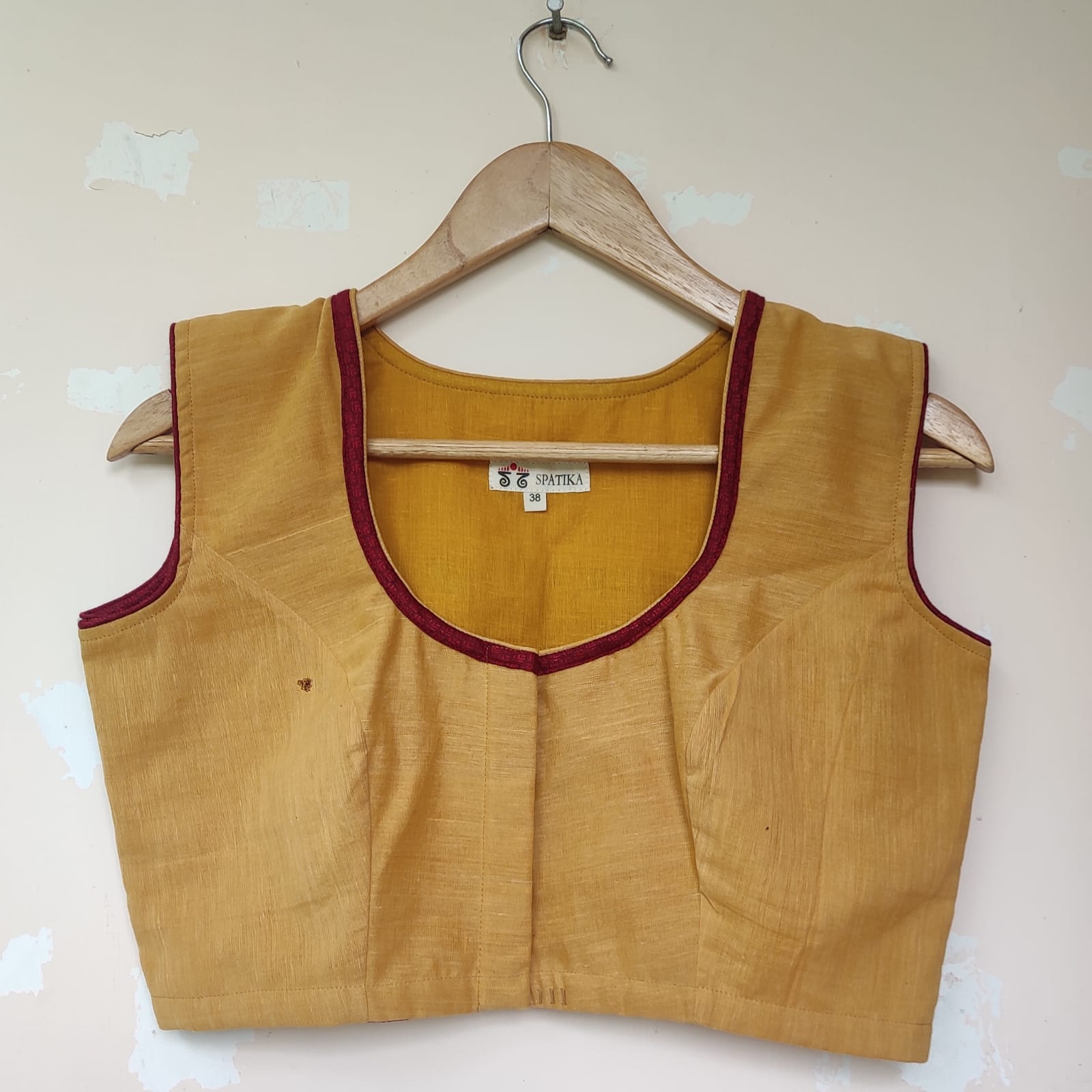 Pen Kalamkari Sleeveless Blouse