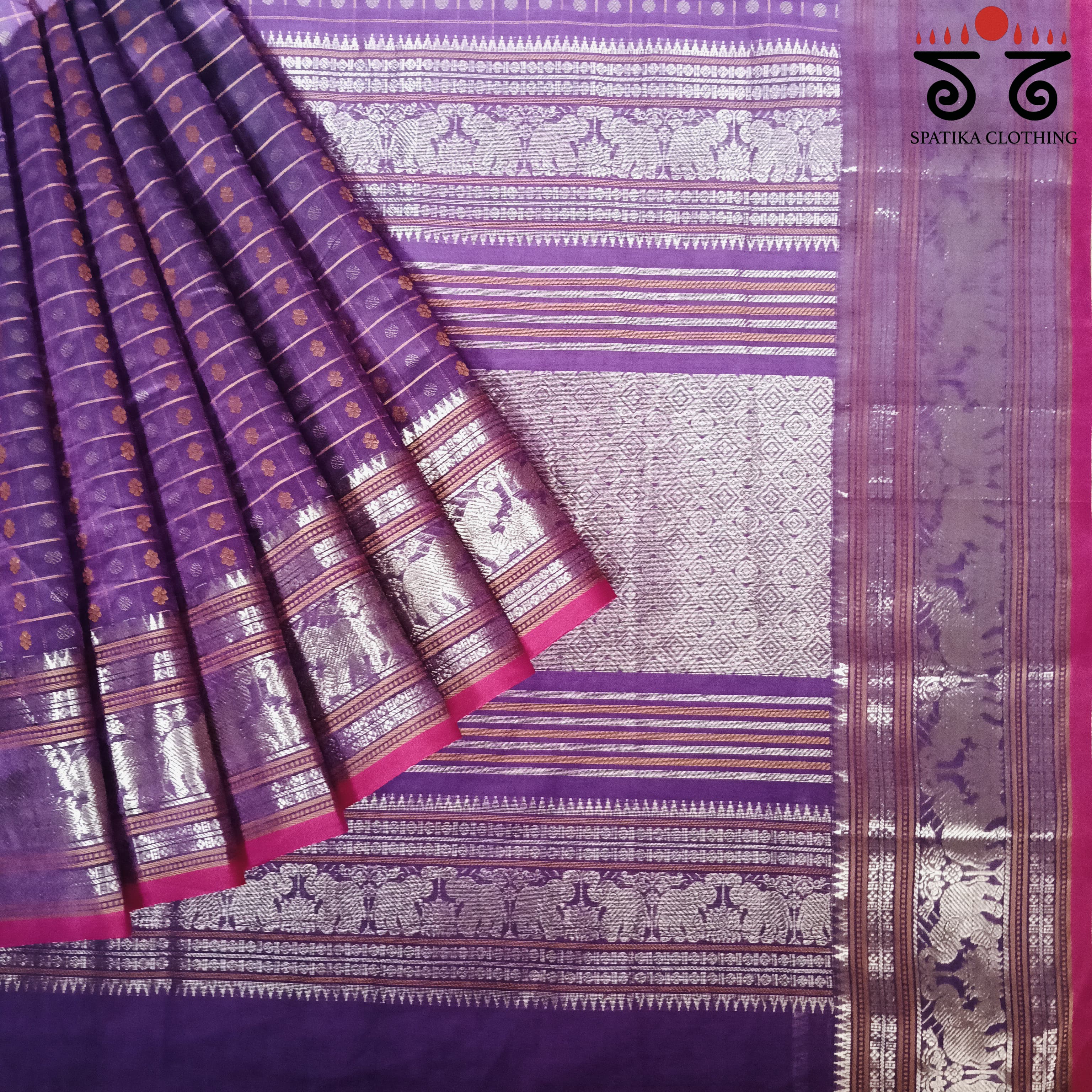 Vintage Kanjivaram Saree in Cotton