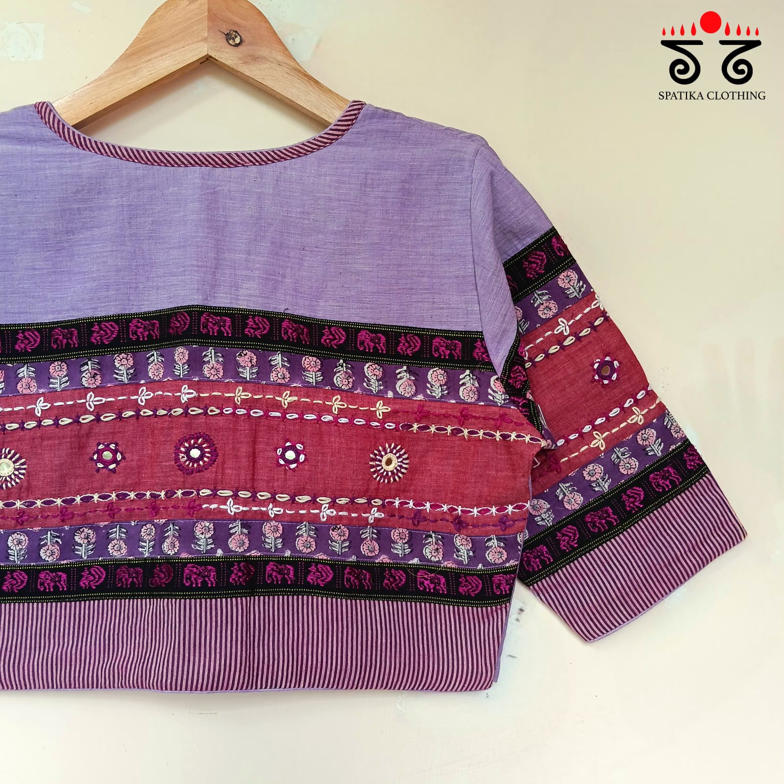 The Solid Lambani Blouse