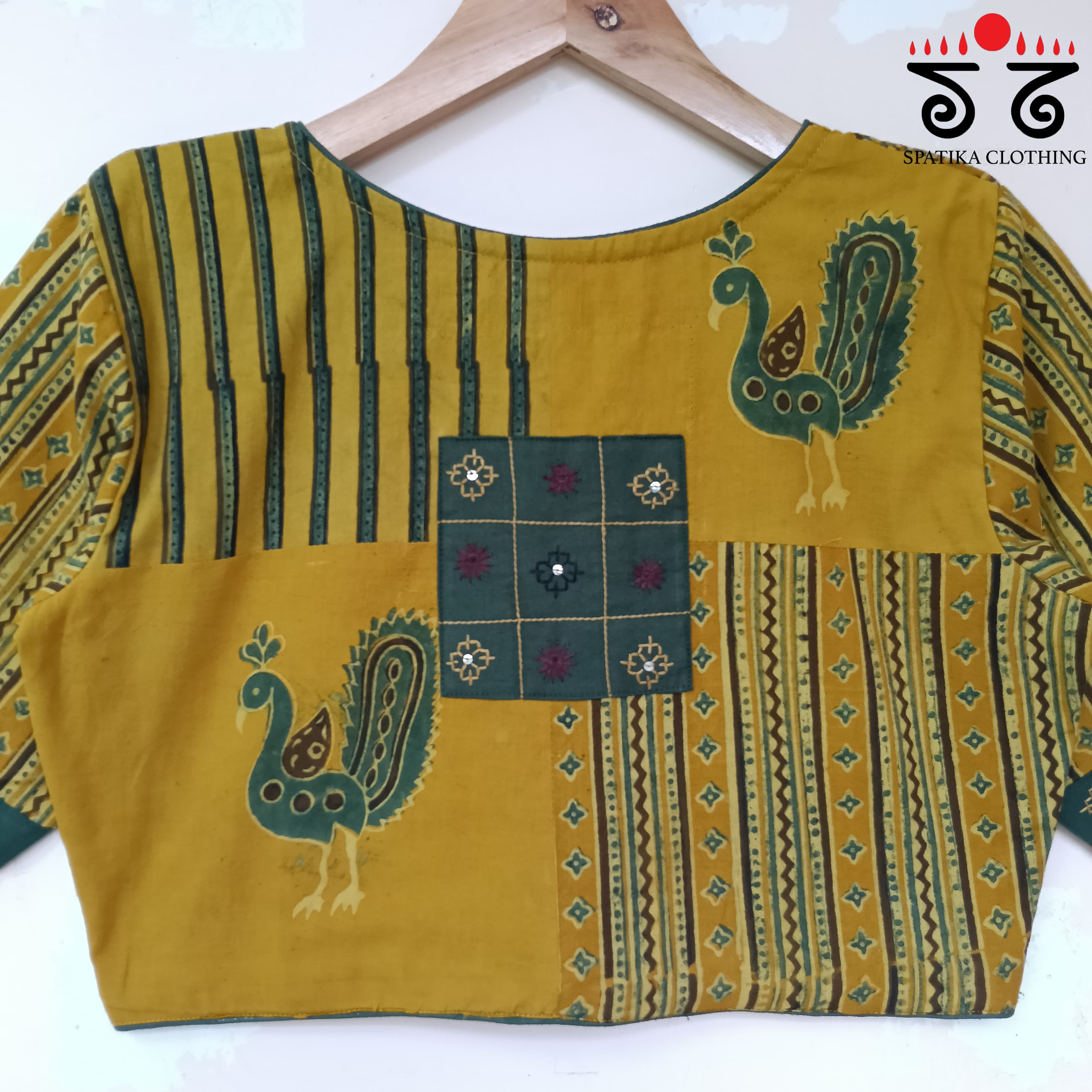 Morni Collage-Handcrafted Blouse