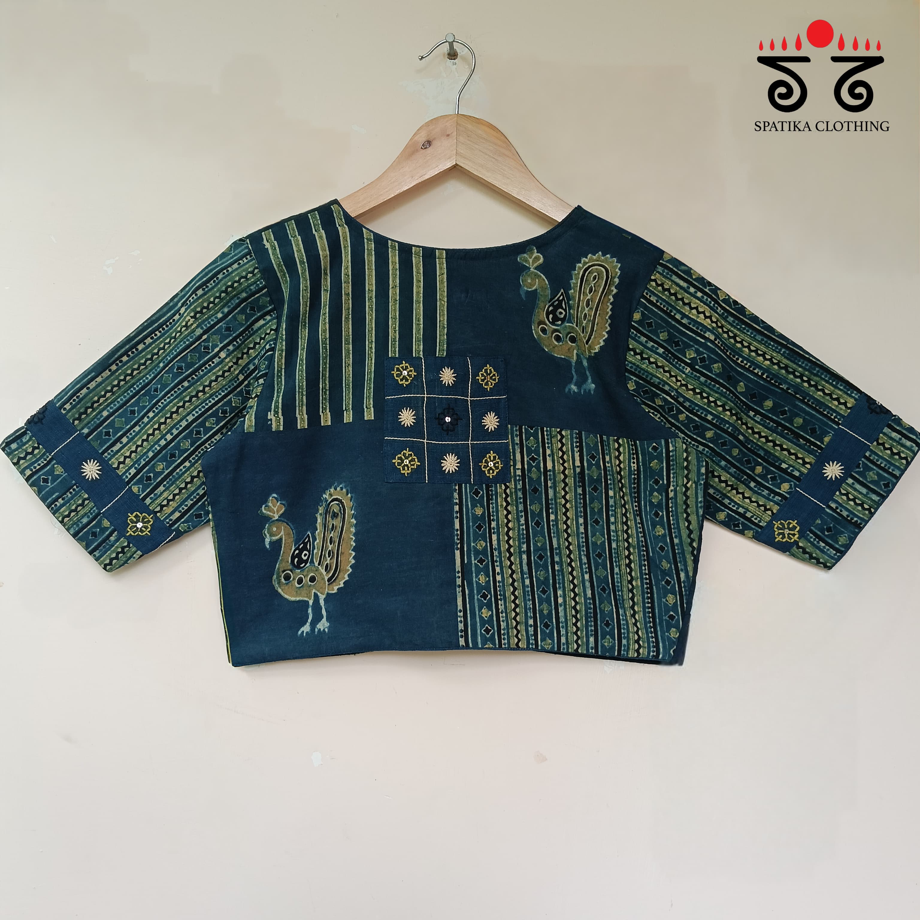 Morni Collage-Handcrafted Blouse