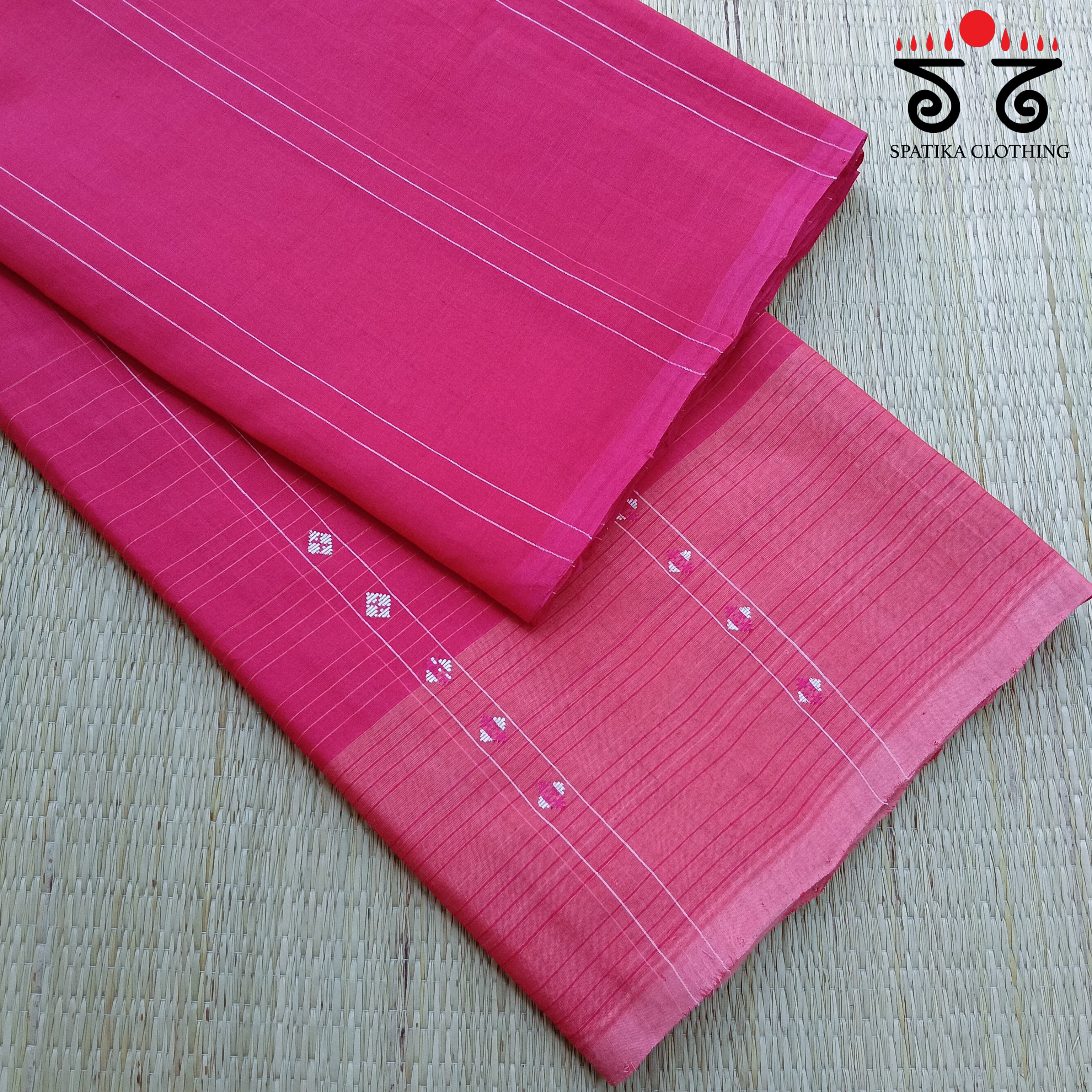 Andhra Jamdhani Handwoven Cotton Saree
