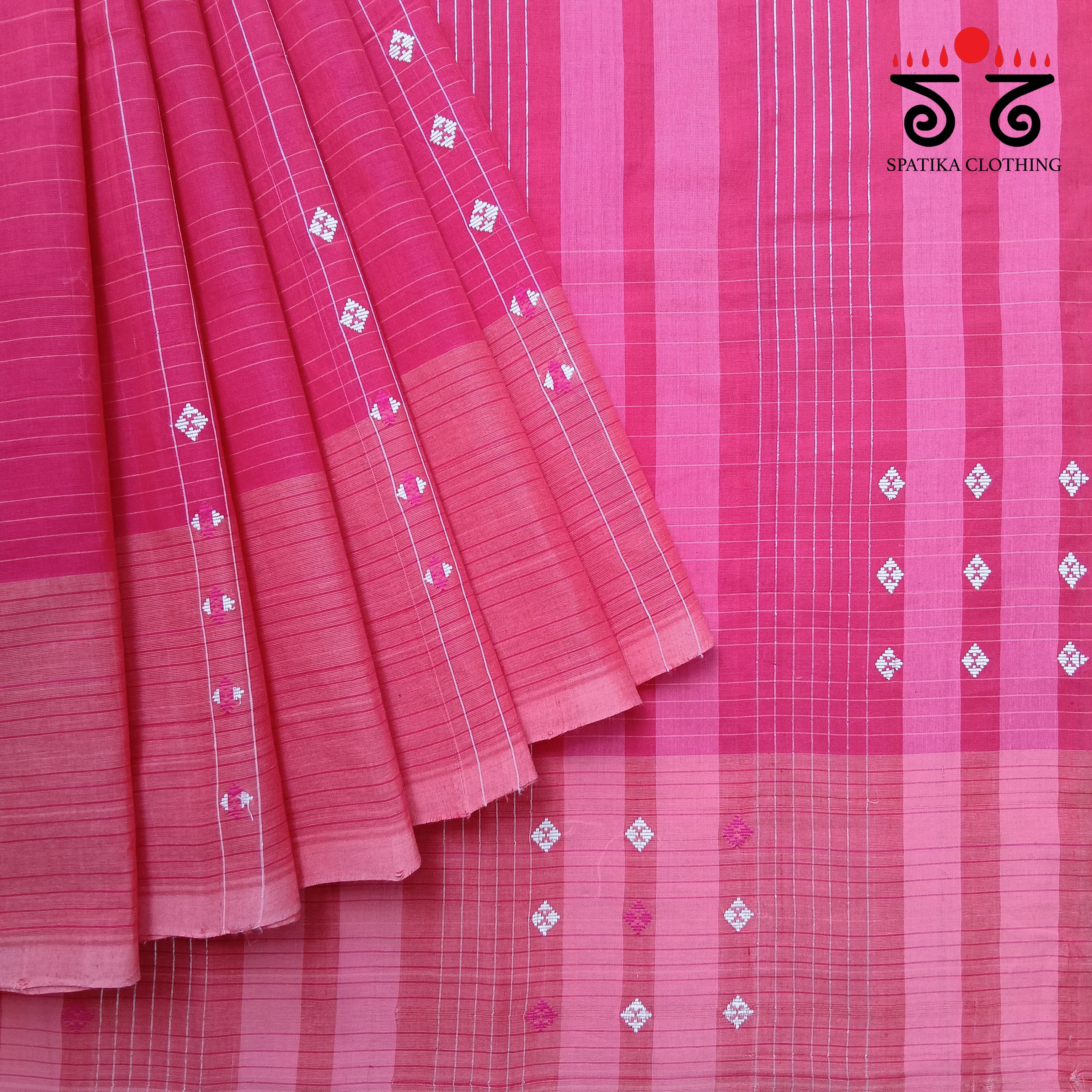 Andhra Jamdhani Handwoven Cotton Saree