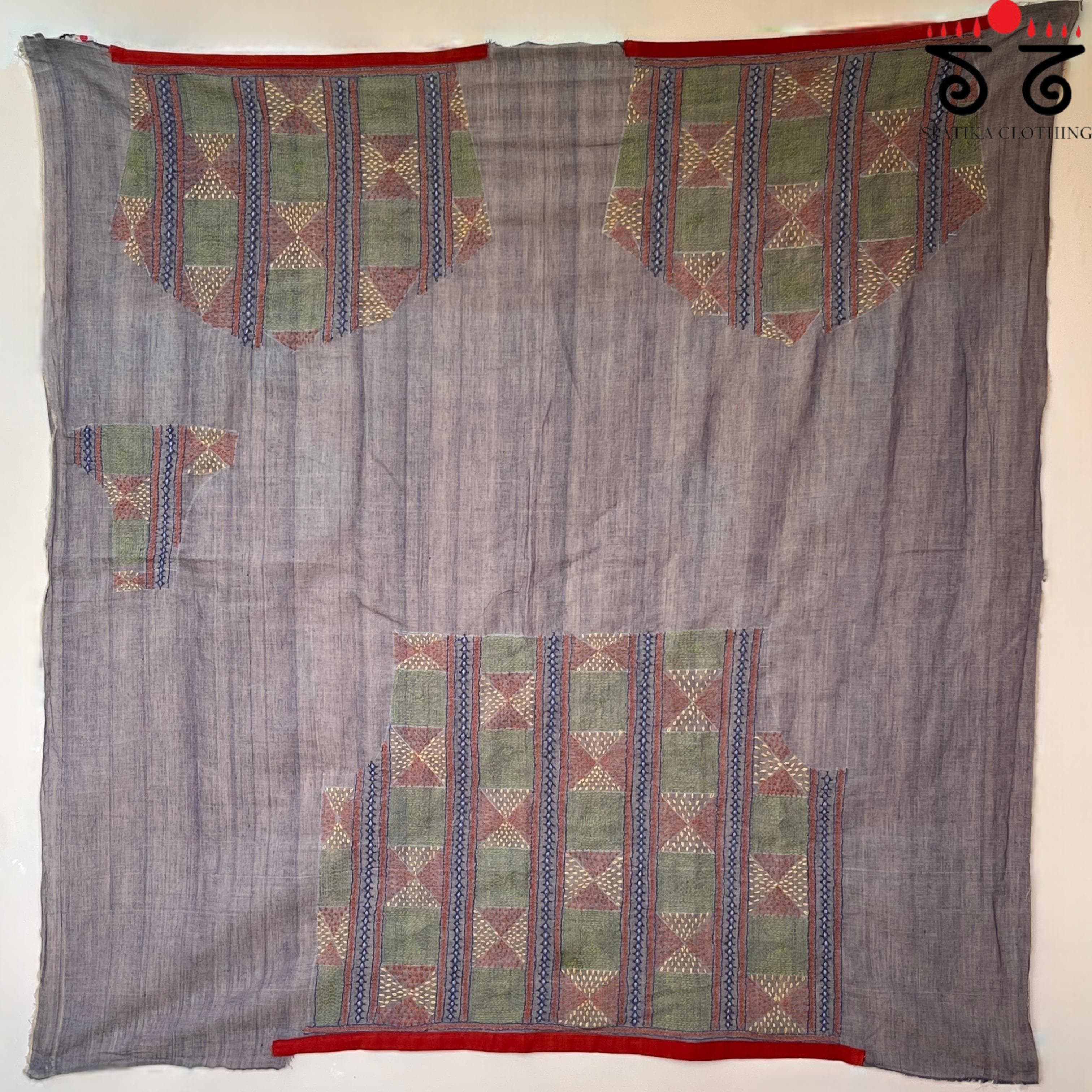 Banjara Hand Embroidered Blouse Fabric