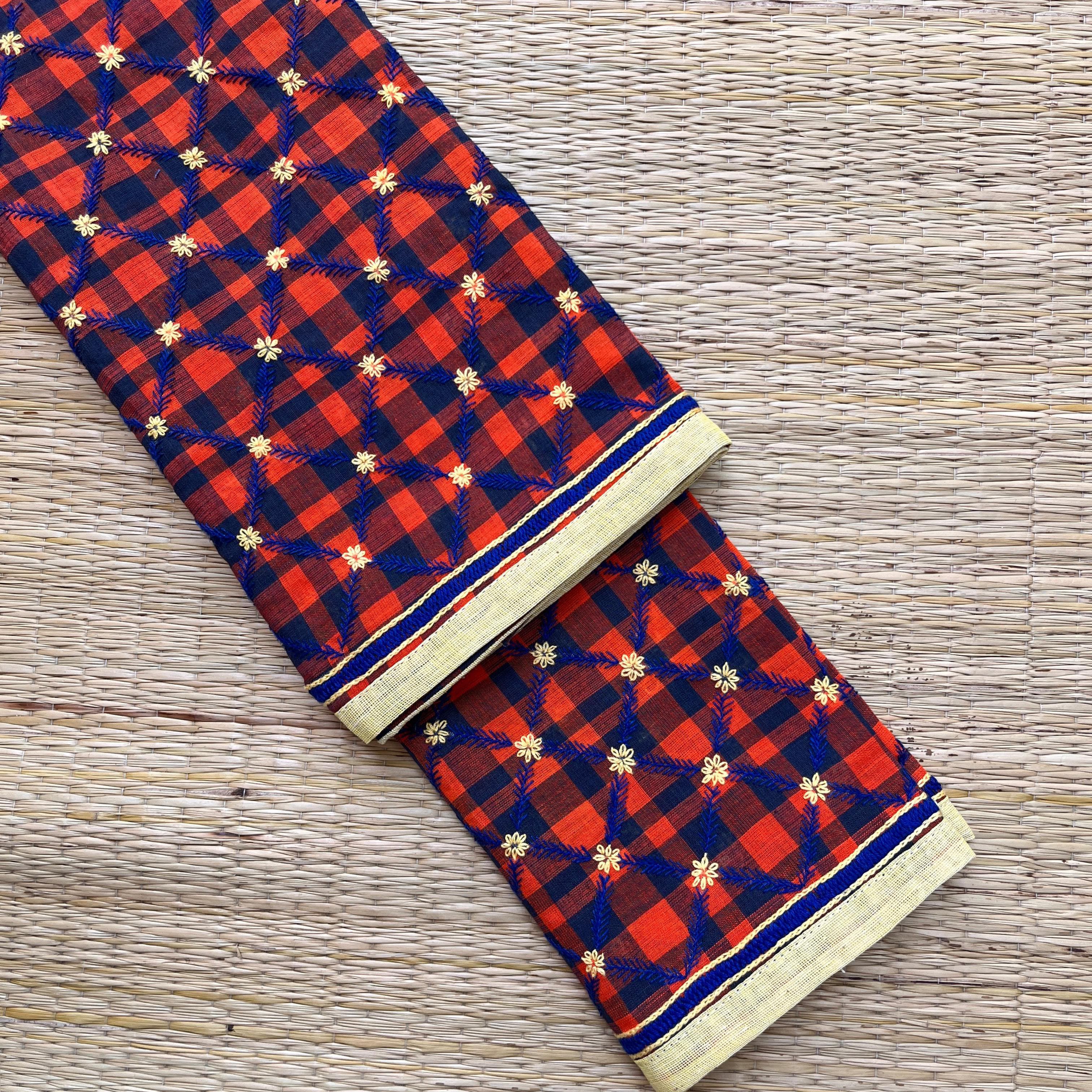 Banjara Hand Embroidered Blouse Fabric