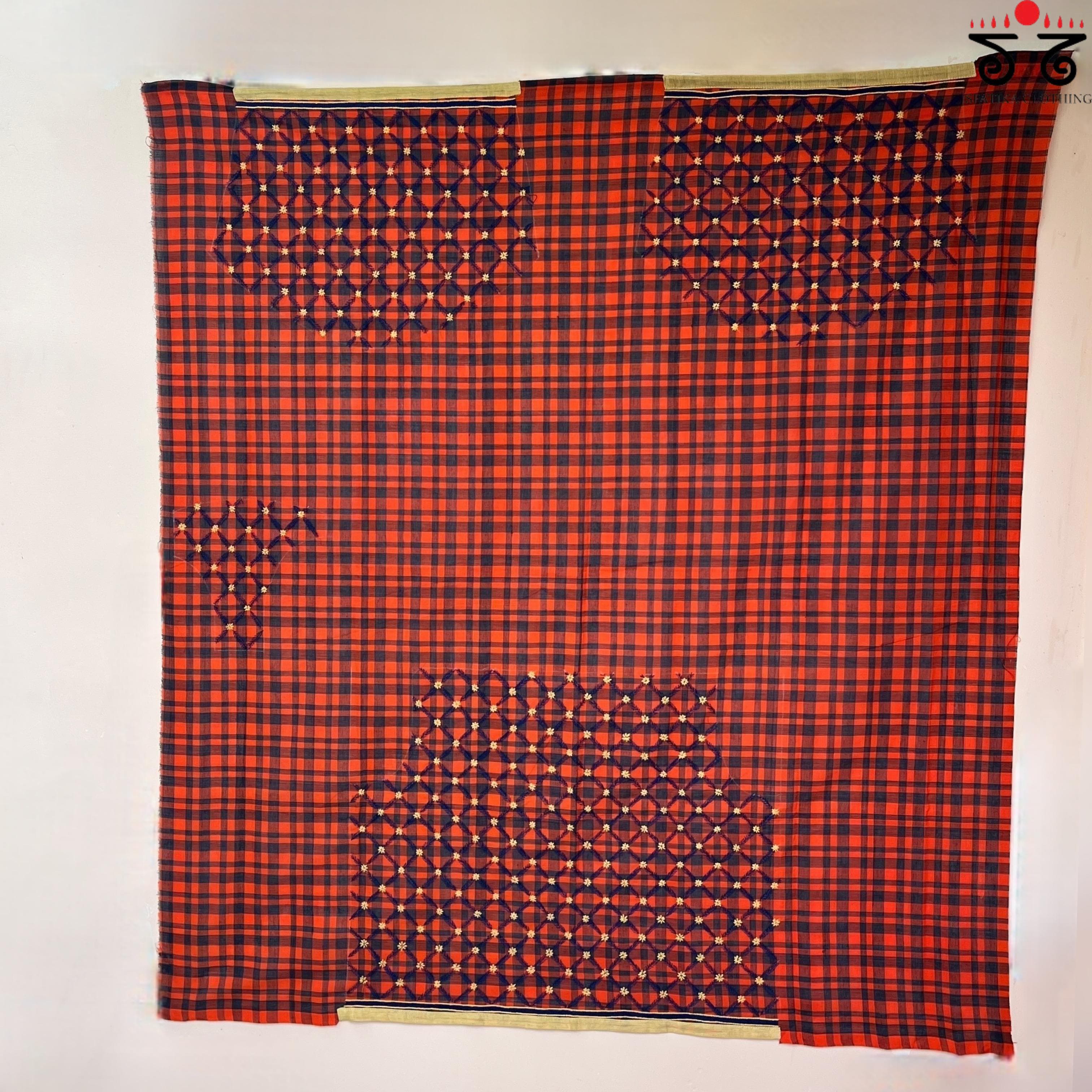 Banjara Hand Embroidered Blouse Fabric